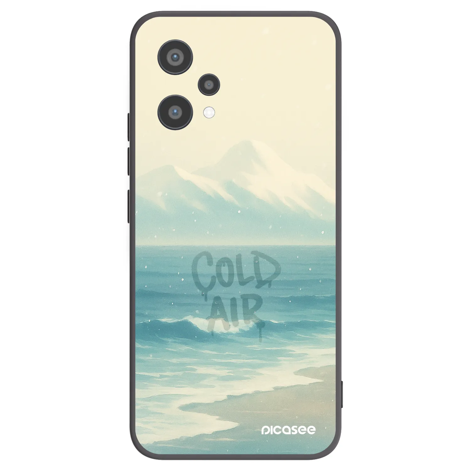 Picasee silikonový černý obal pro Realme 9 Pro 5G - COLD AIR