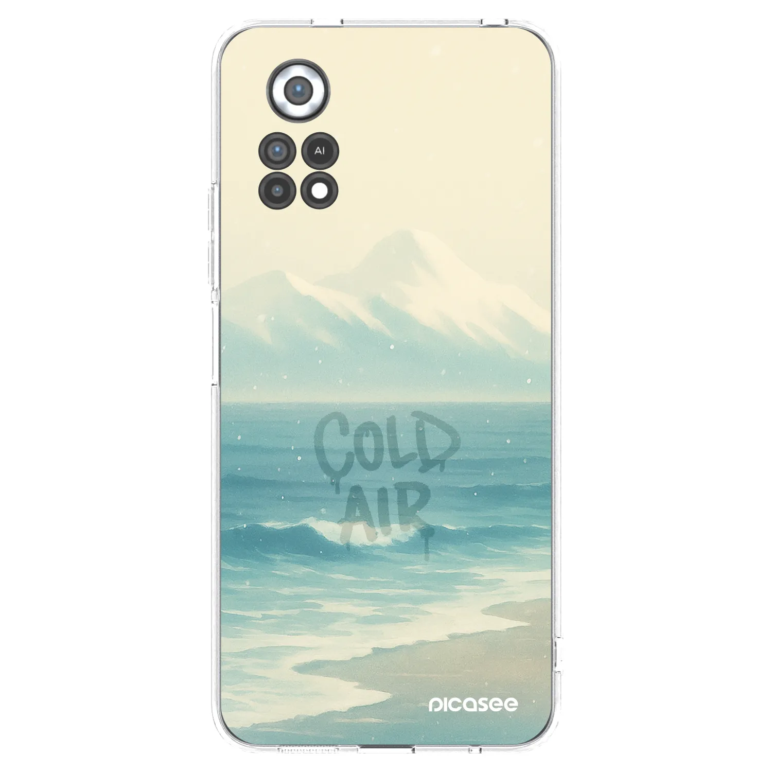 Picasee silikonový průhledný obal pro Xiaomi Poco X4 Pro 5G - COLD AIR