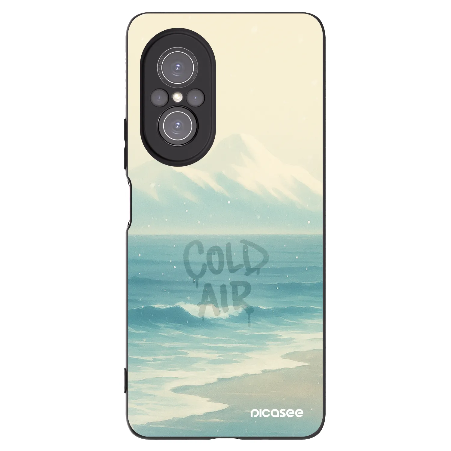 Picasee silikonový černý obal pro Huawei Nova 9 SE - COLD AIR