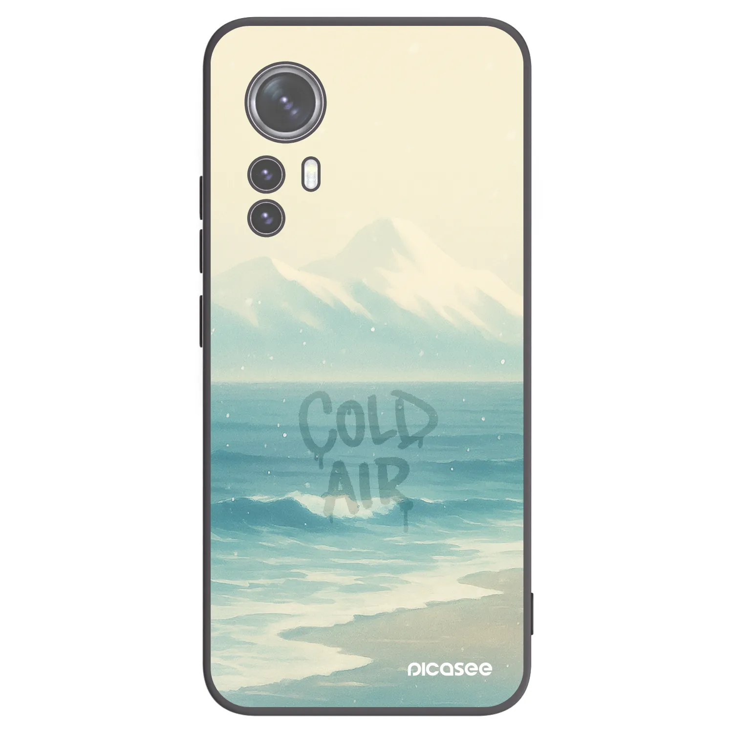 Picasee silikonový černý obal pro Xiaomi 12 - COLD AIR