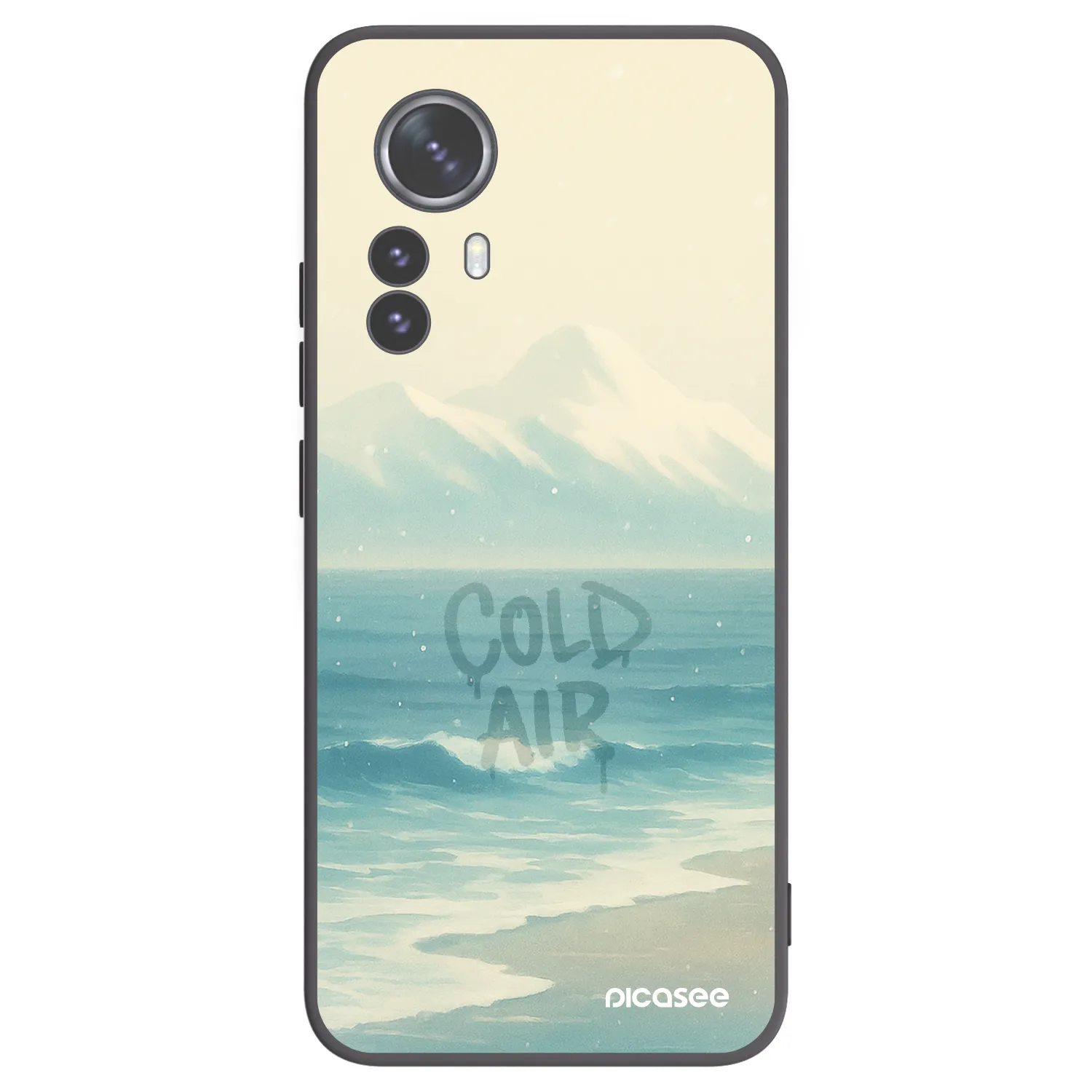 Picasee silikonový černý obal pro Xiaomi 12 Pro - COLD AIR