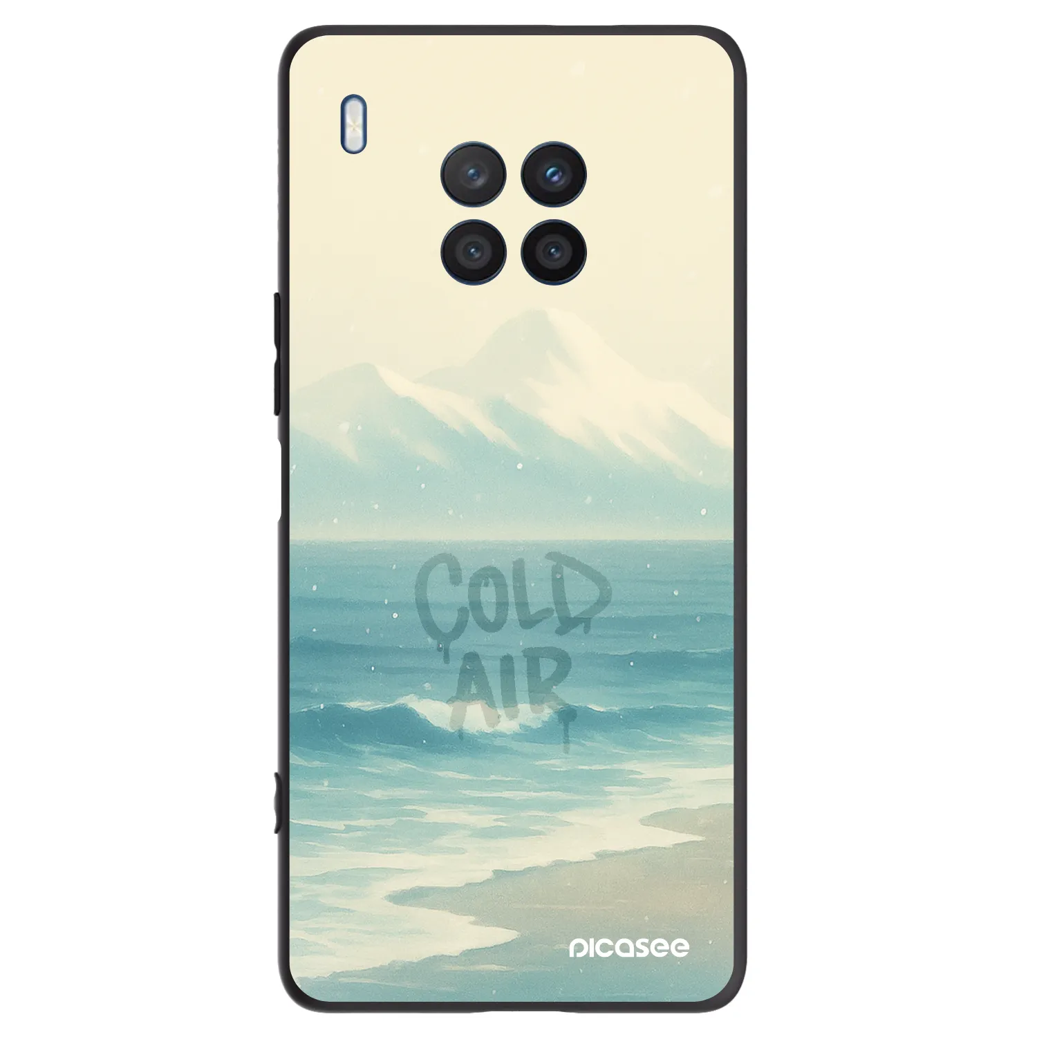 Picasee silikonový černý obal pro Honor 50 Lite - COLD AIR