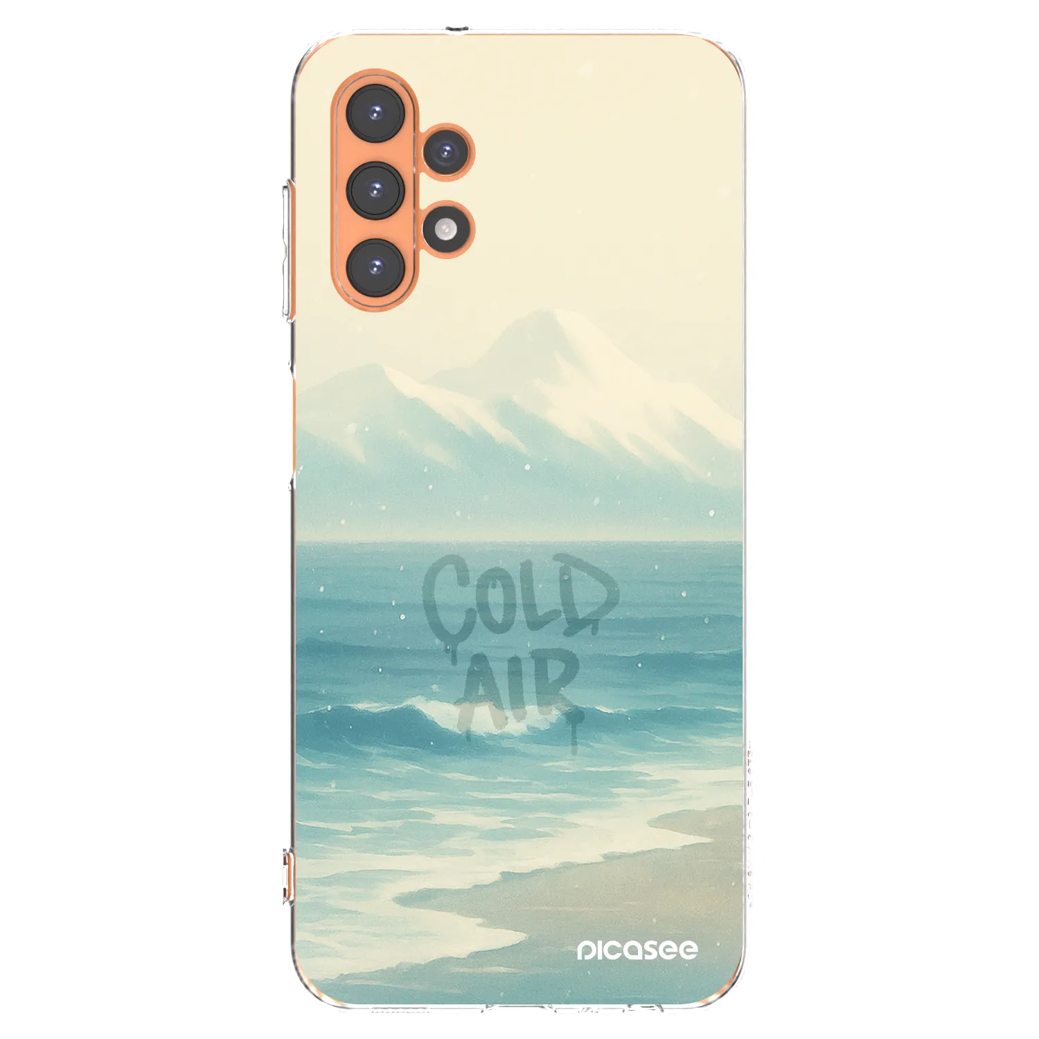 Picasee silikonový průhledný obal pro Samsung Galaxy A13 4G A135 - COLD AIR