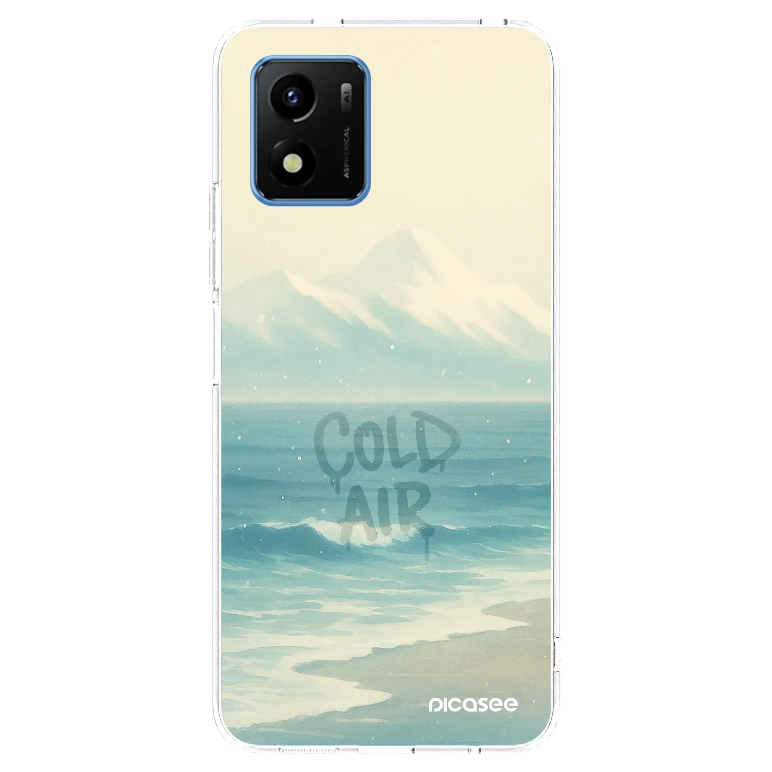 Picasee silikonový průhledný obal pro Vivo Y01 - COLD AIR