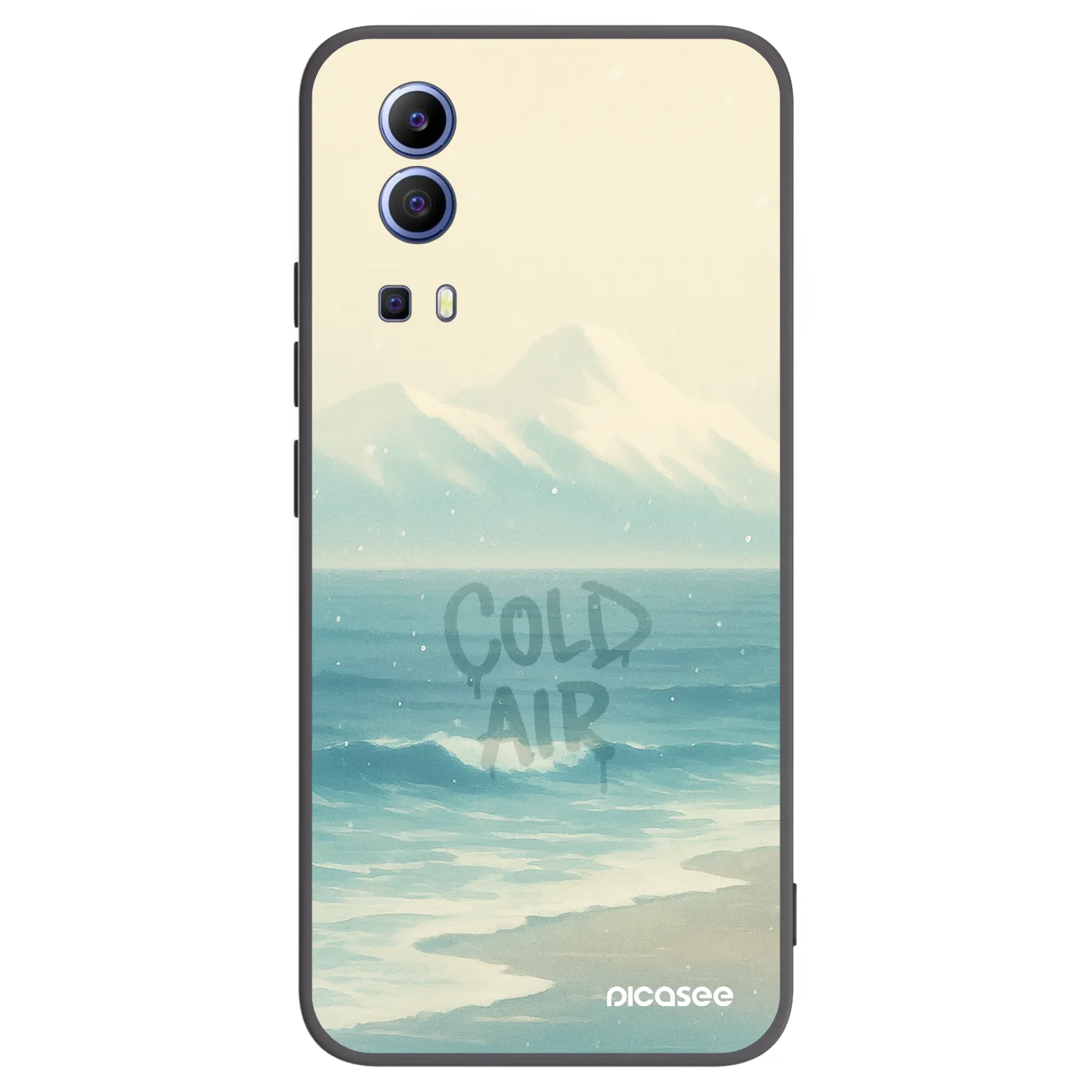 Picasee silikonový černý obal pro Vivo Y52 5G - COLD AIR
