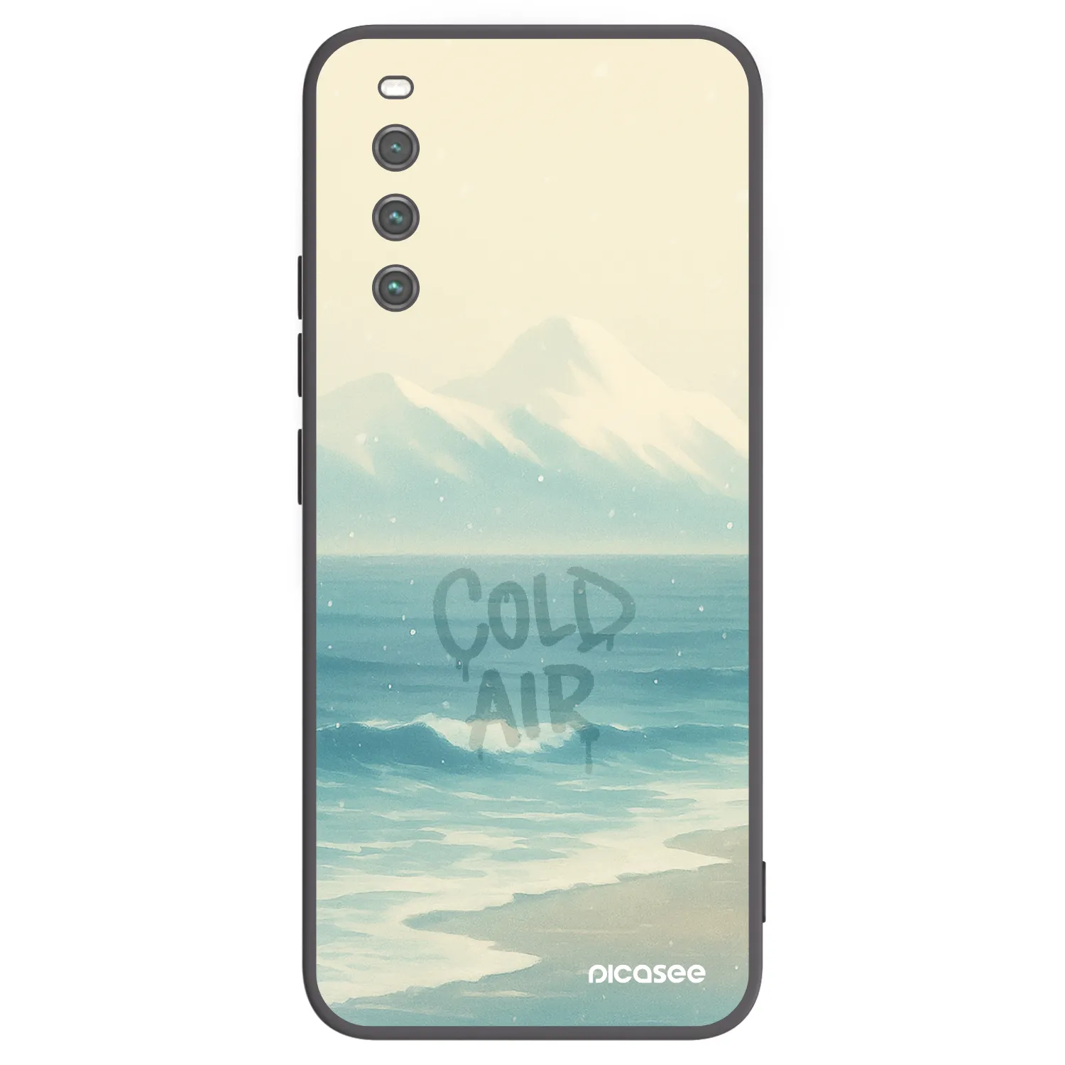 Picasee silikonový černý obal pro Sony Xperia 10 IV 5G - COLD AIR