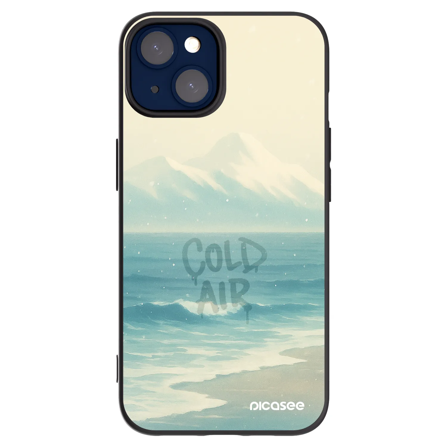 Picasee silikonový černý obal pro Apple iPhone 14 - COLD AIR