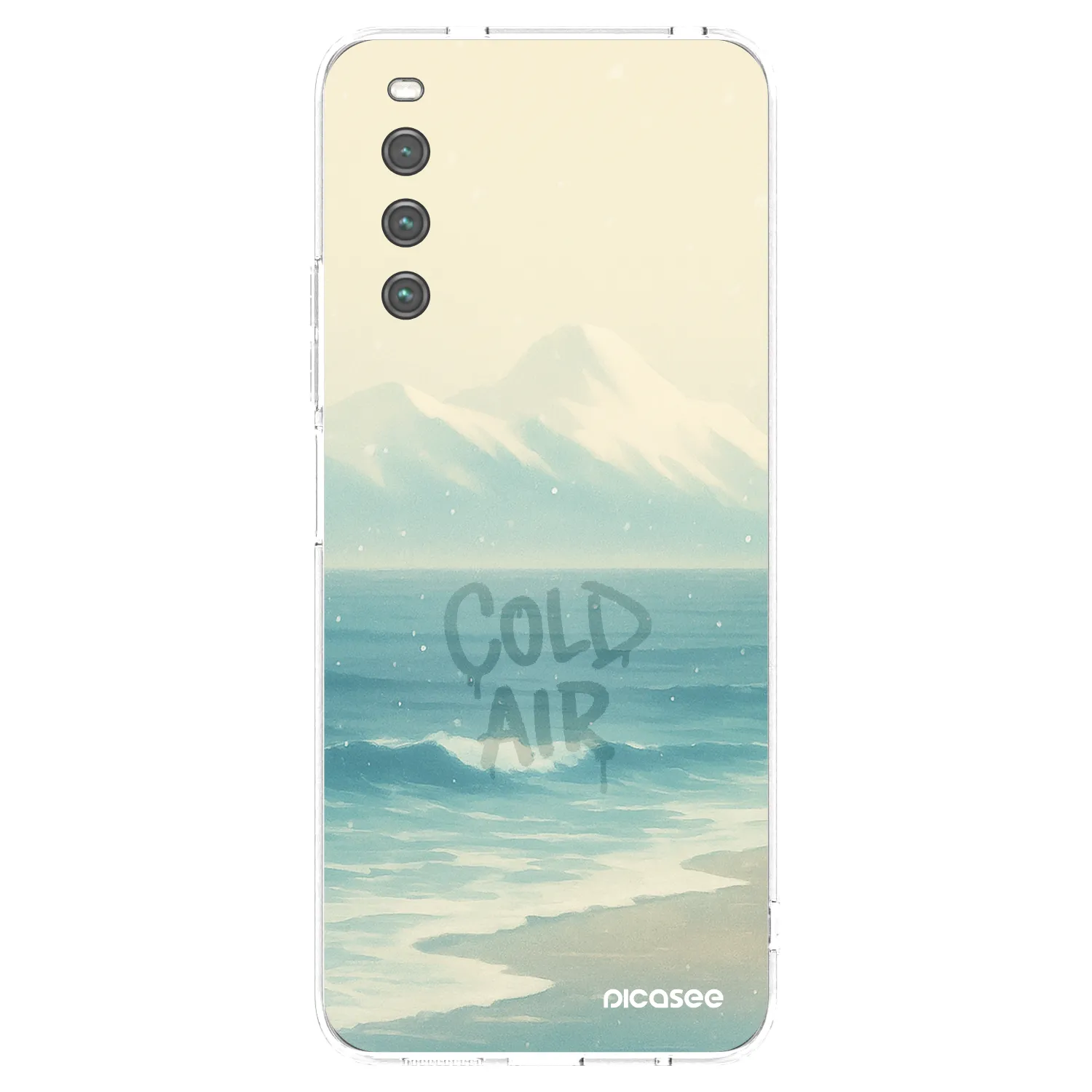 Picasee silikonový průhledný obal pro Sony Xperia 10 IV 5G - COLD AIR