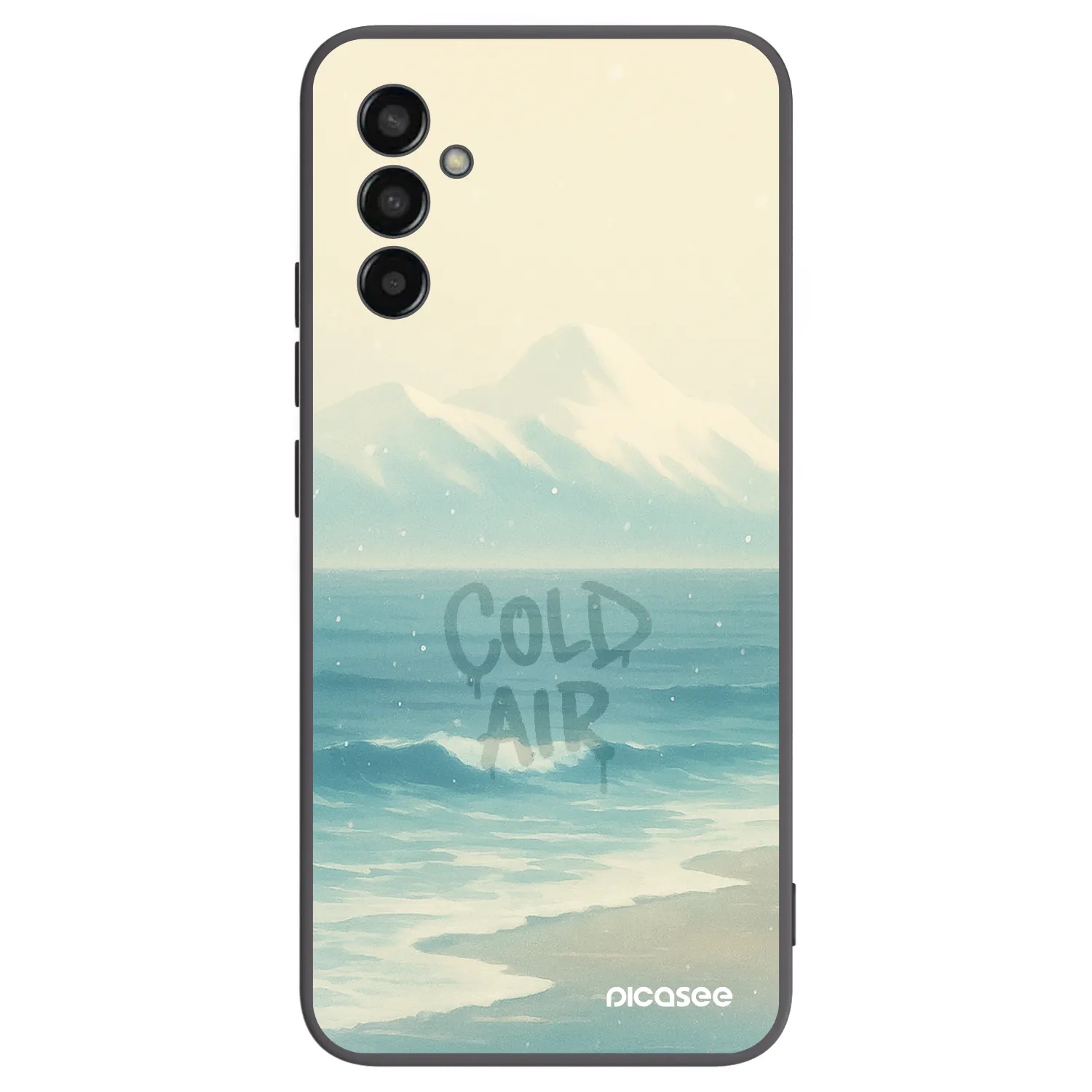 Picasee silikonový černý obal pro Samsung Galaxy M13 M135F - COLD AIR