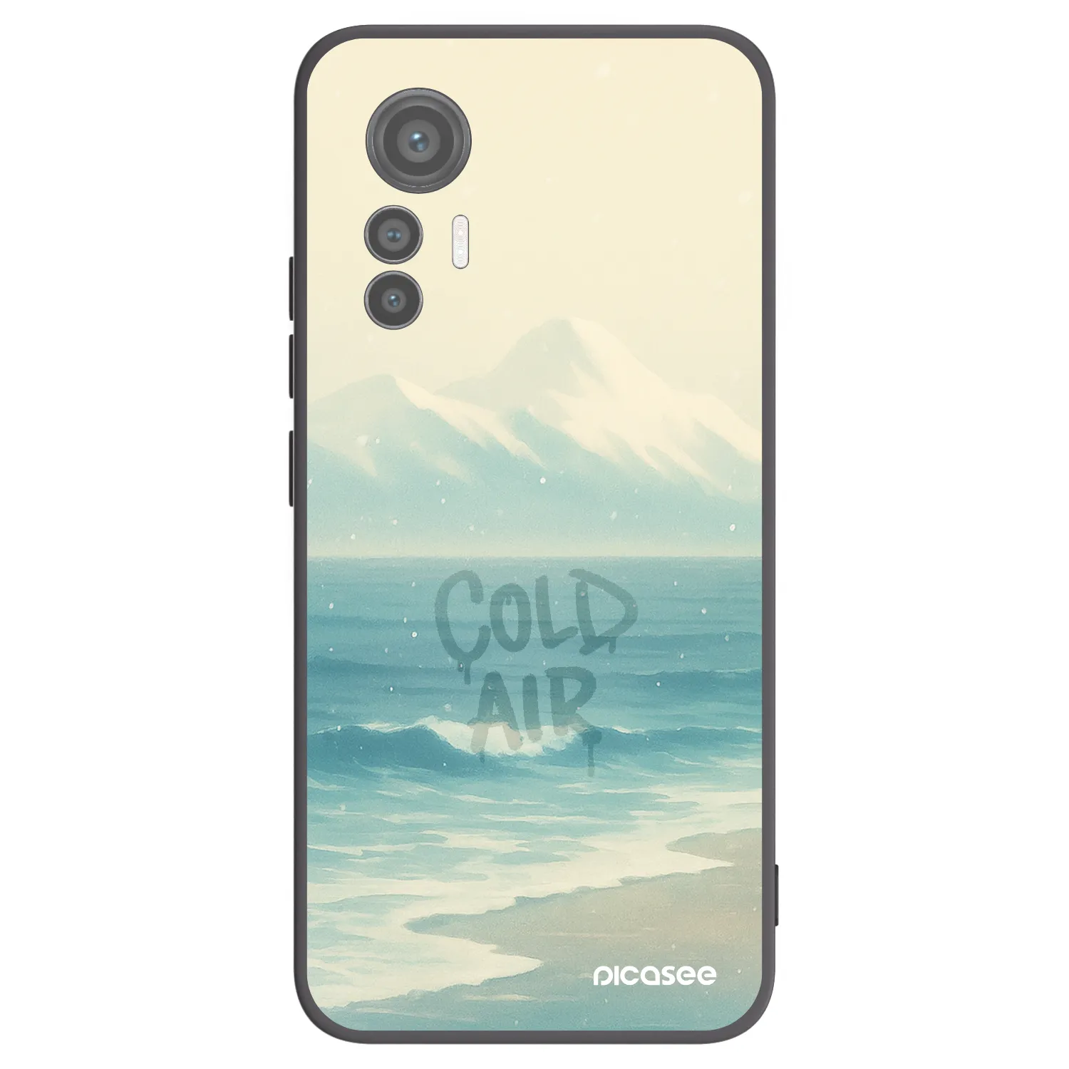 Picasee silikonový černý obal pro Xiaomi 12 Lite - COLD AIR