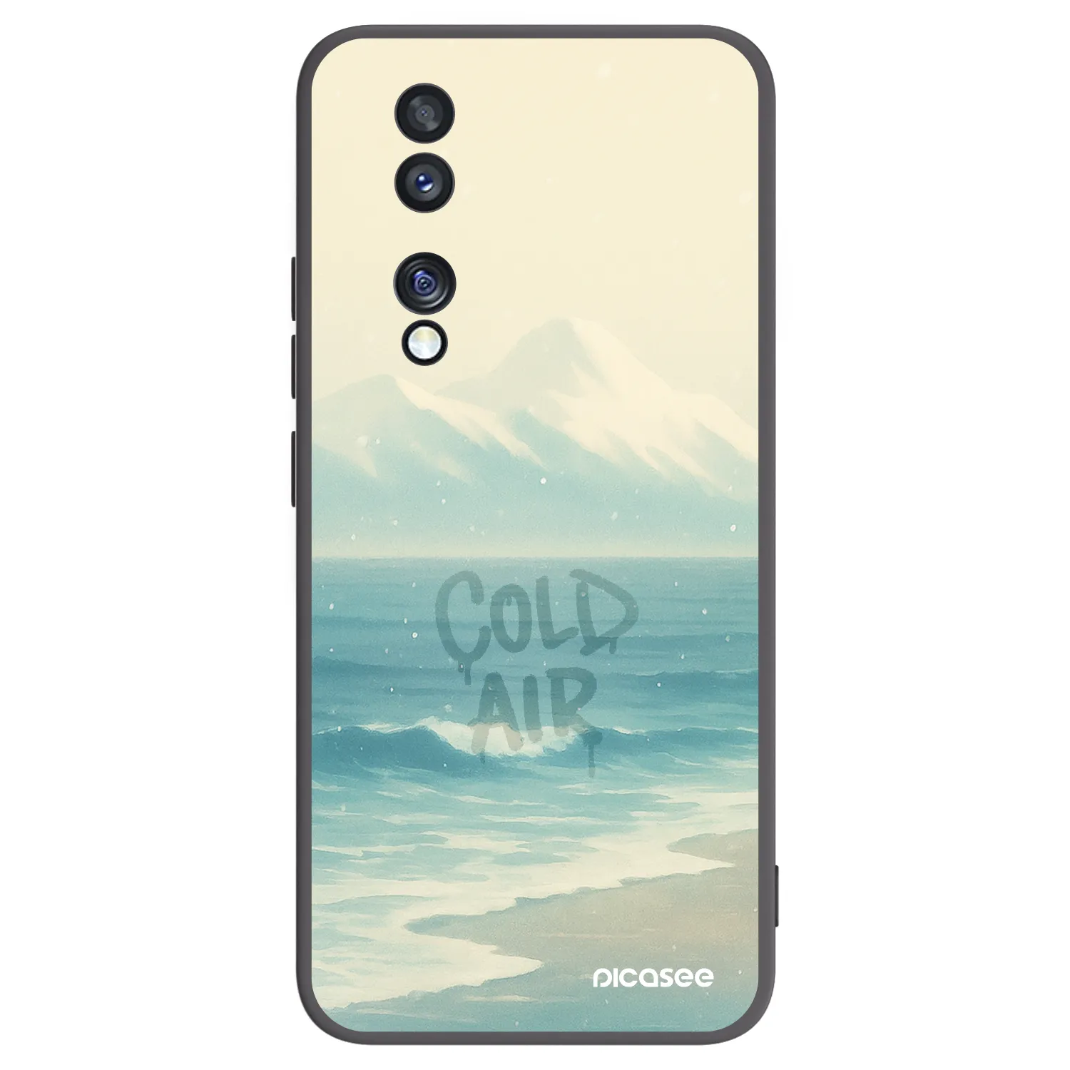 Picasee silikonový černý obal pro Honor 70 - COLD AIR