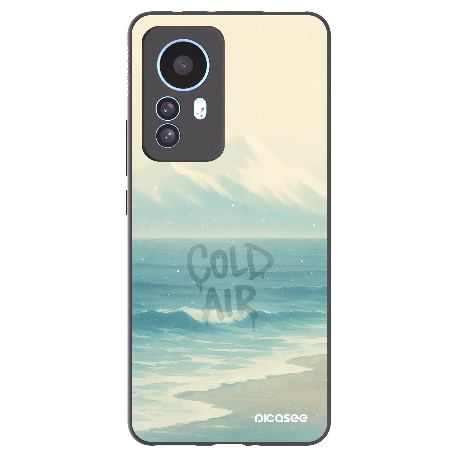 Picasee silikonový černý obal pro Xiaomi 12T - COLD AIR