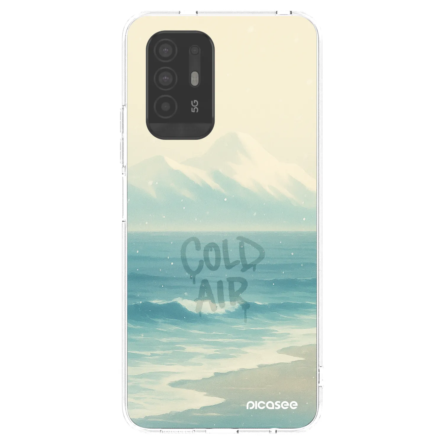 Picasee silikonový průhledný obal pro OPPO A94 5G - COLD AIR