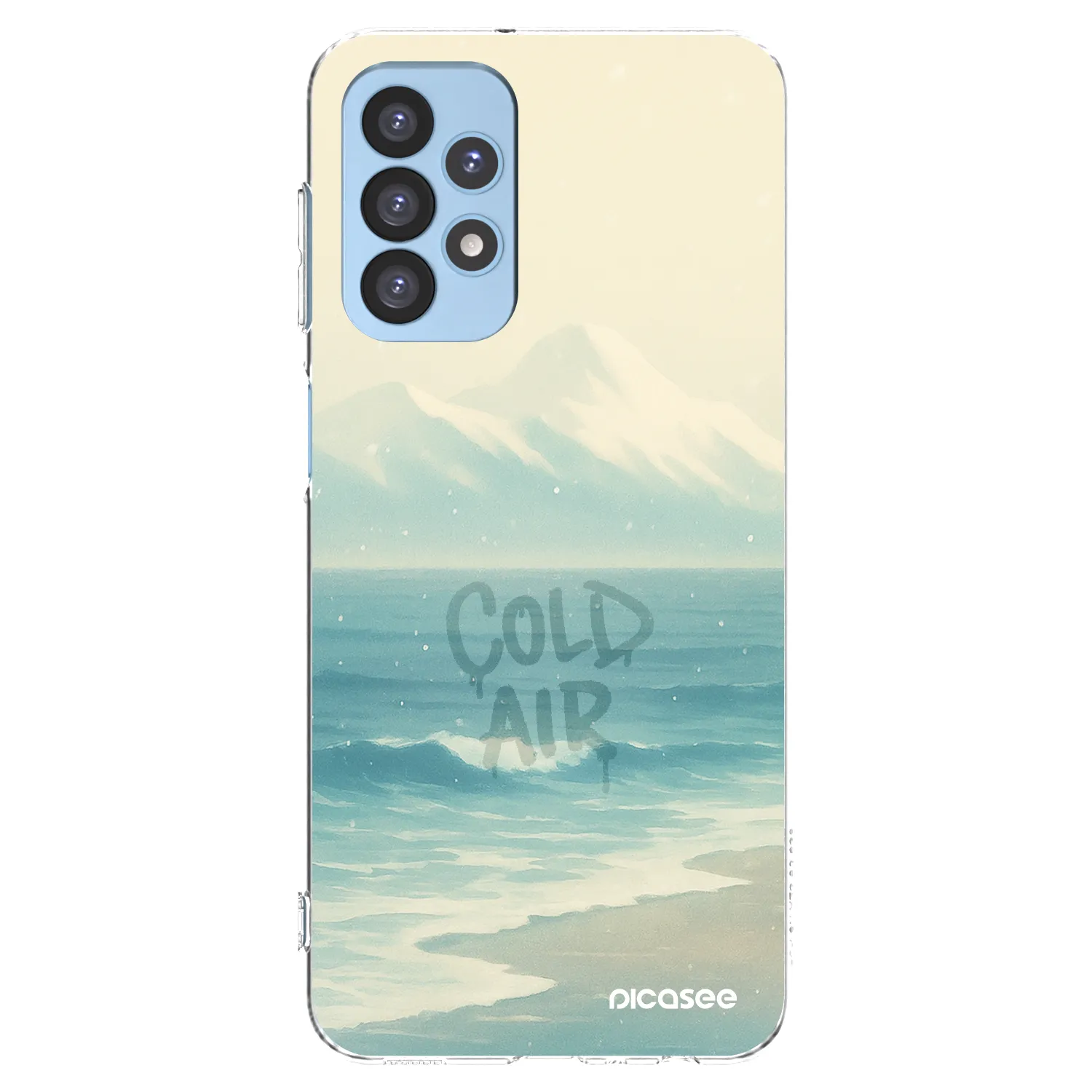 Picasee silikonový průhledný obal pro Samsung Galaxy A23 A235F 4G - COLD AIR