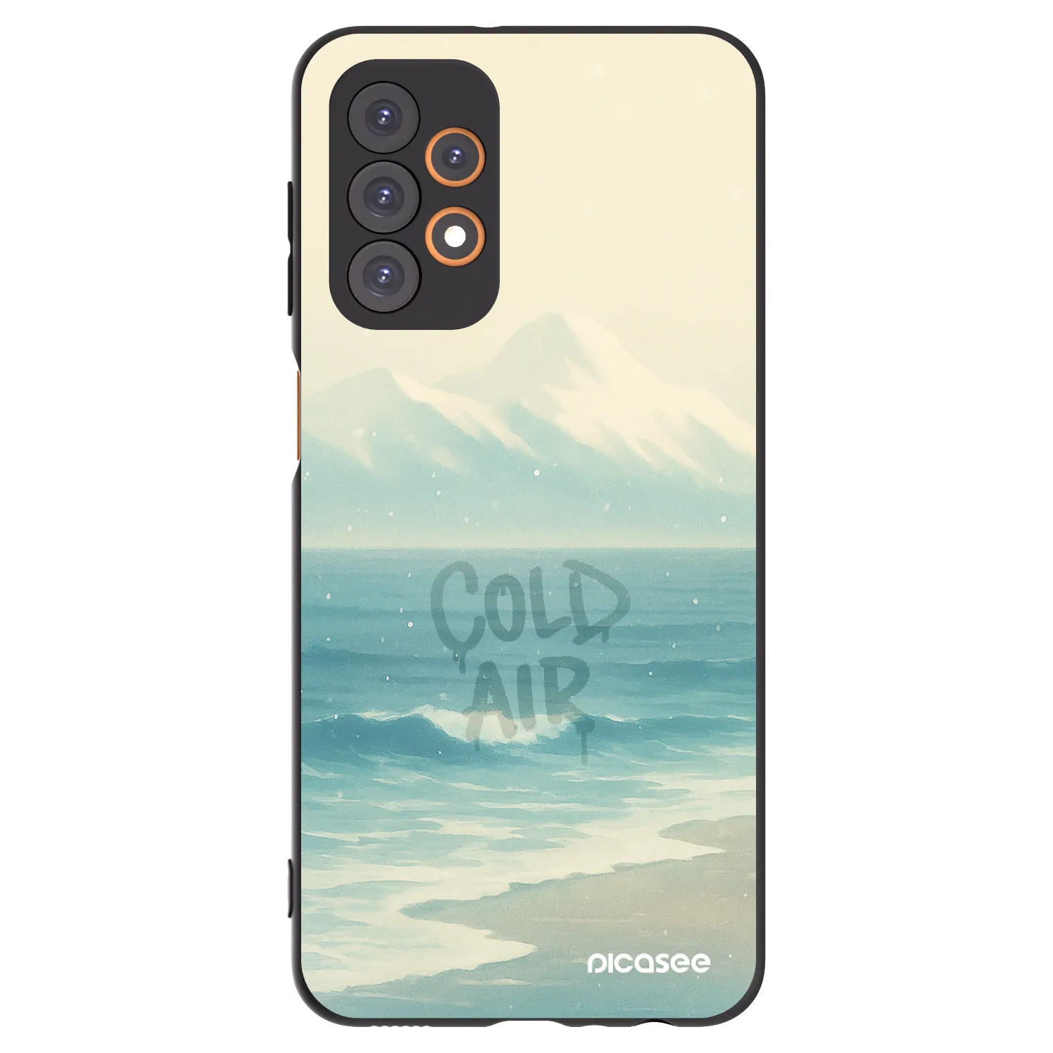 Picasee silikonový černý obal pro Samsung Galaxy A23 A236B 5G - COLD AIR