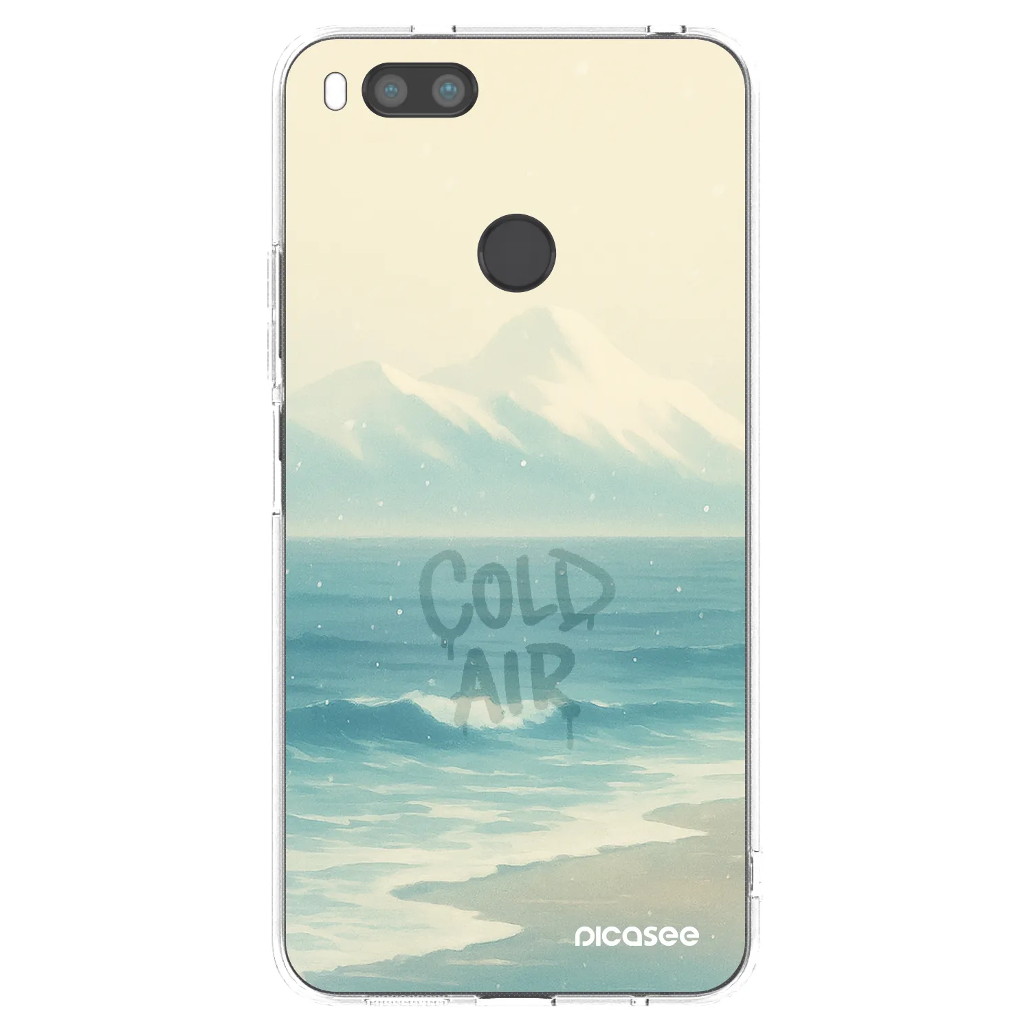 Picasee silikonový průhledný obal pro Xiaomi Redmi A1 - COLD AIR