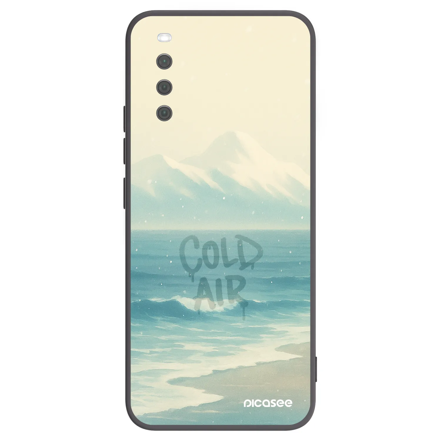 Picasee silikonový černý obal pro Sony Xperia 10 III - COLD AIR