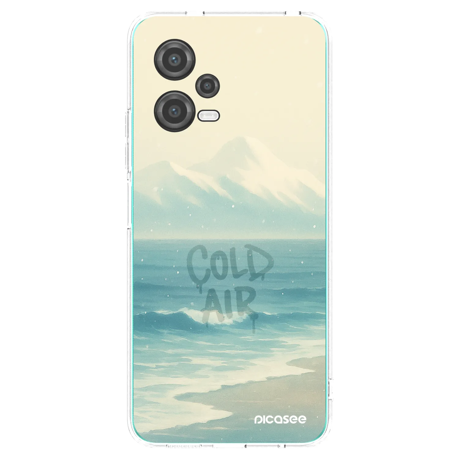 Picasee silikonový průhledný obal pro Xiaomi Poco X5 - COLD AIR