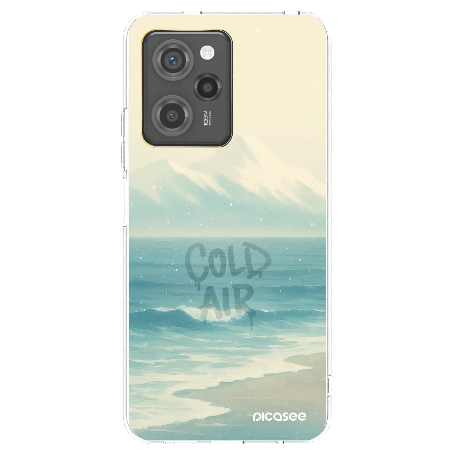 Picasee silikonový černý obal pro Xiaomi Poco X5 Pro - COLD AIR