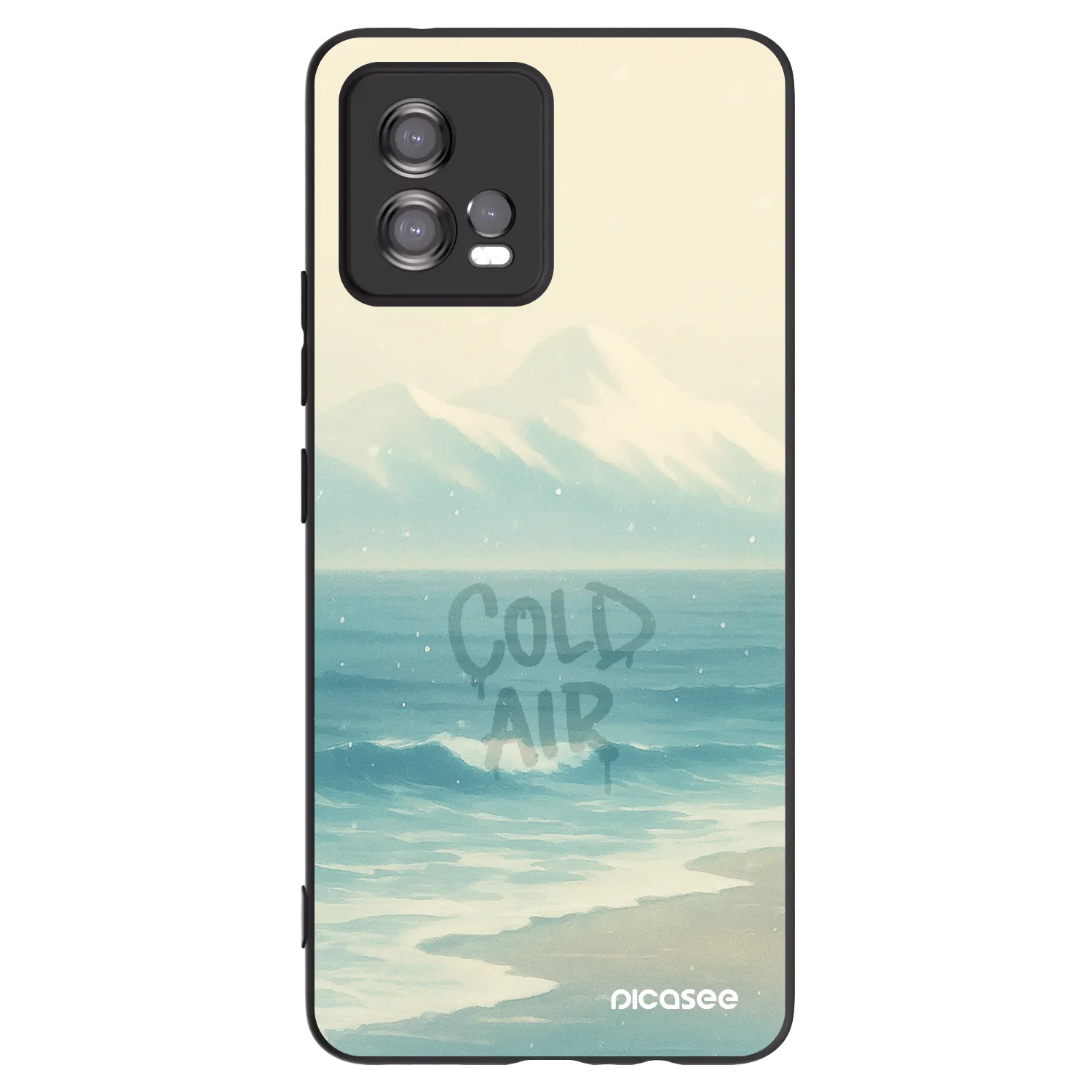 Picasee silikonový černý obal pro Motorola Moto G72 - COLD AIR