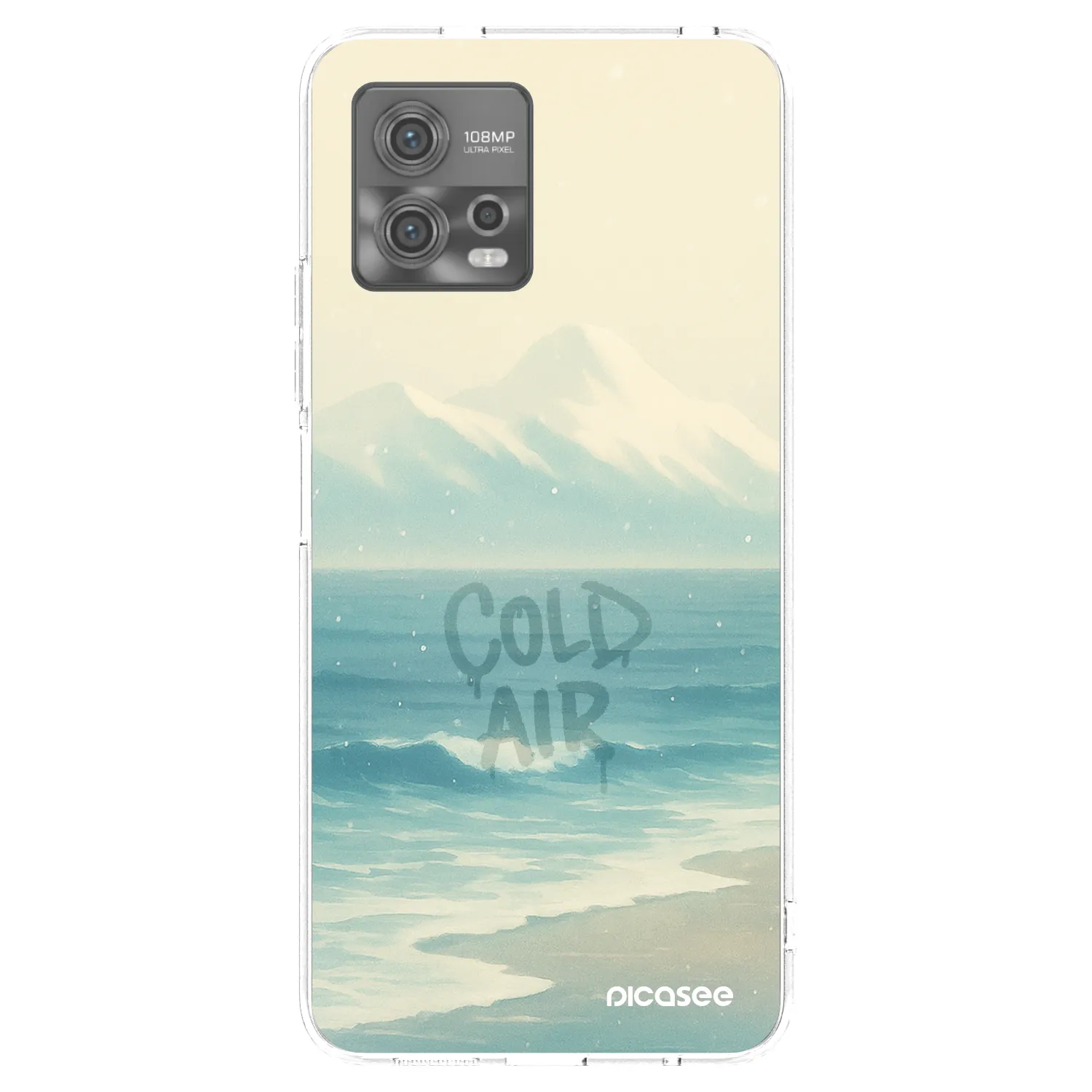 Picasee silikonový průhledný obal pro Motorola Moto G72 - COLD AIR