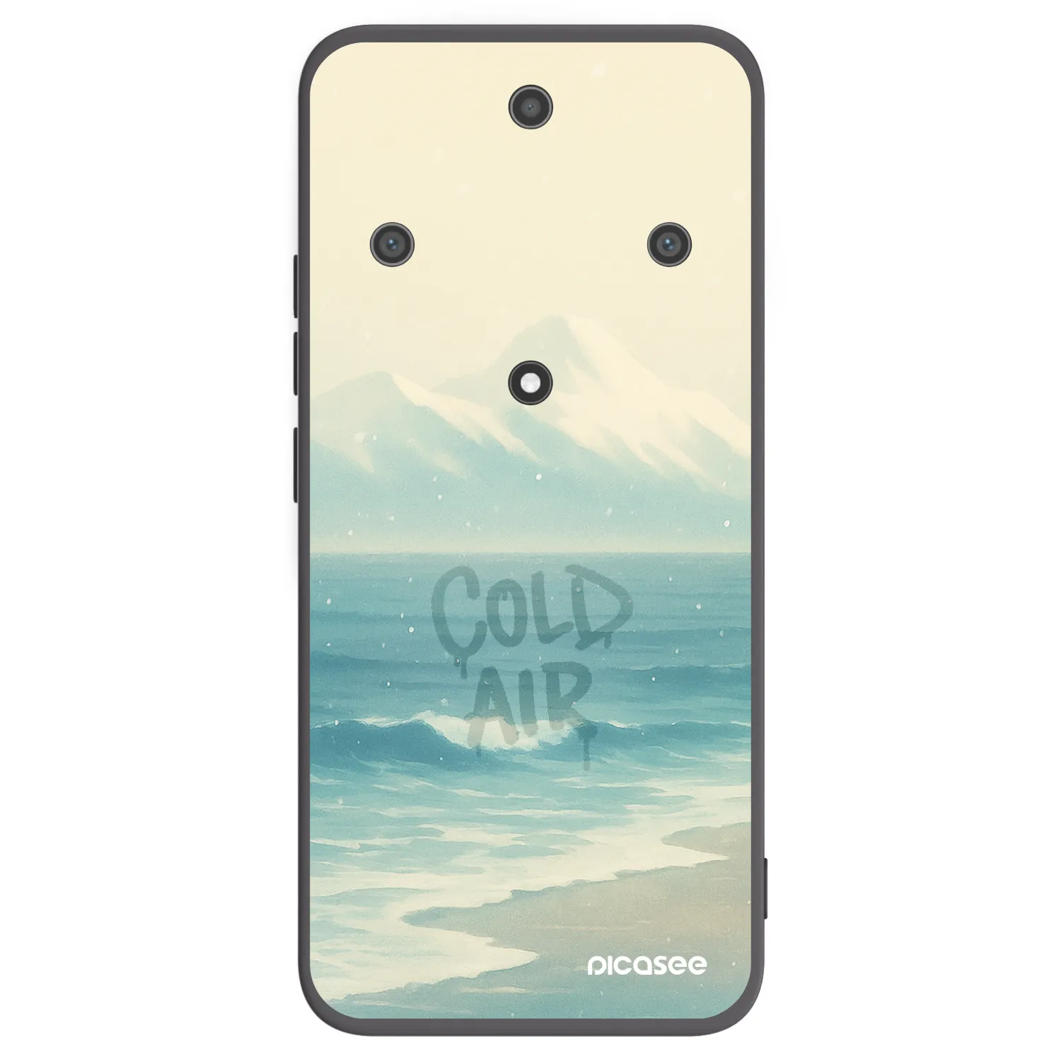 Picasee silikonový černý obal pro Honor Magic5 Lite 5G - COLD AIR