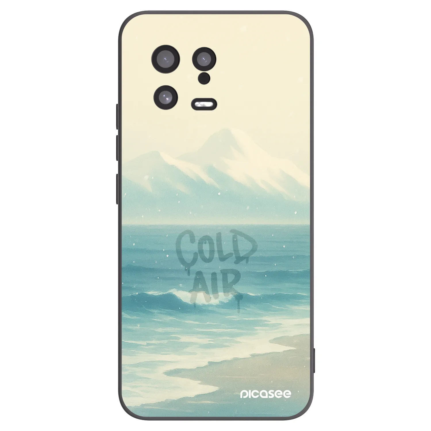 Picasee silikonový černý obal pro Xiaomi 13 - COLD AIR