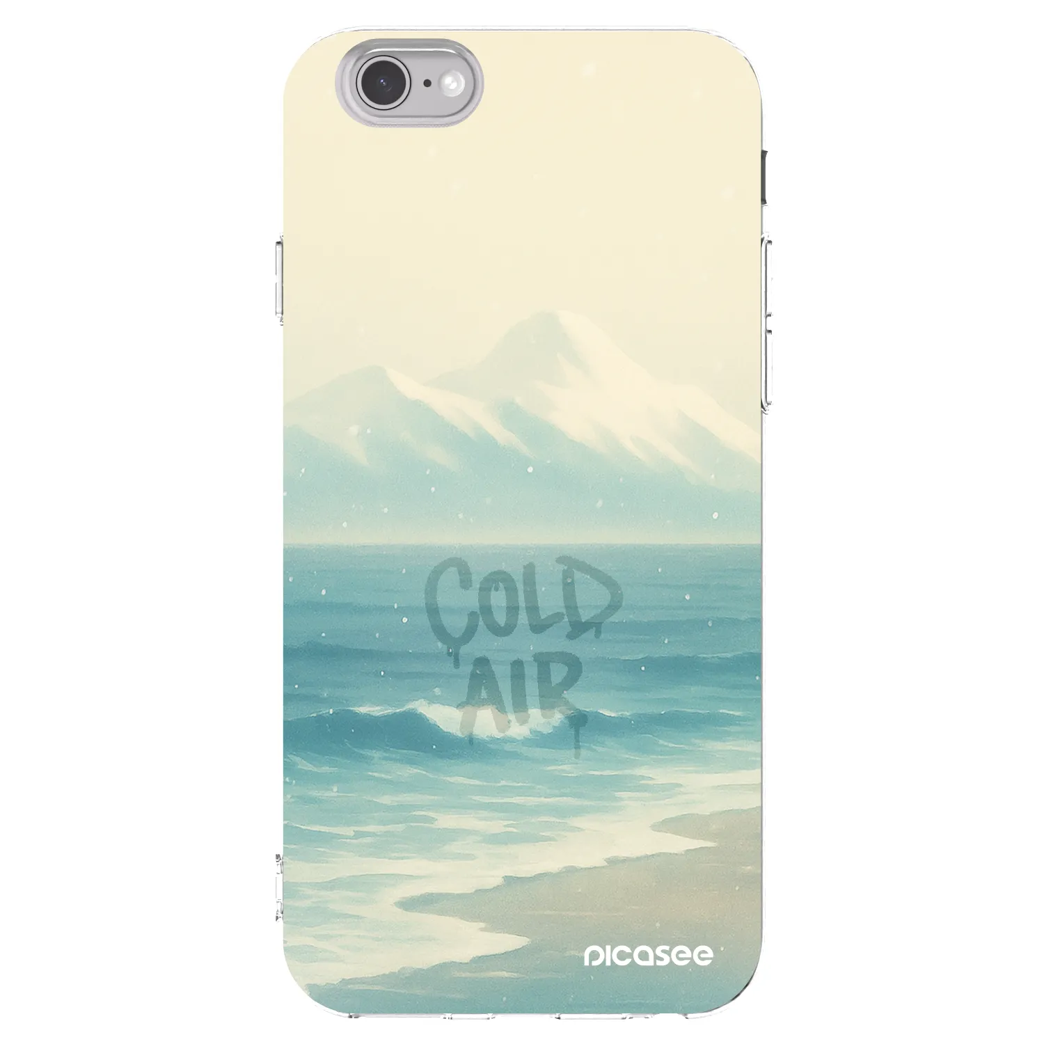 Picasee silikonový průhledný obal pro Apple iPhone 6/6S - COLD AIR