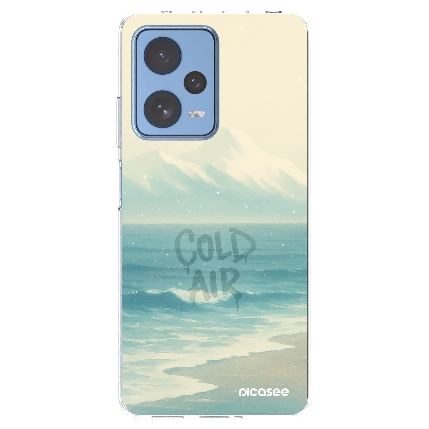 Picasee silikonový průhledný obal pro Xiaomi Redmi Note 12 Pro 5G - COLD AIR