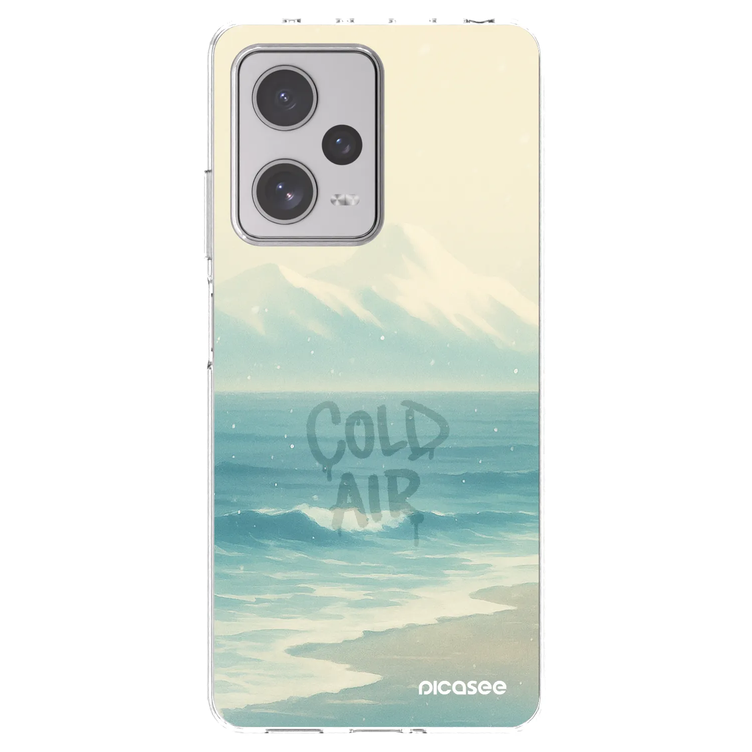Picasee silikonový průhledný obal pro Xiaomi Redmi Note 12 Pro+ 5G - COLD AIR