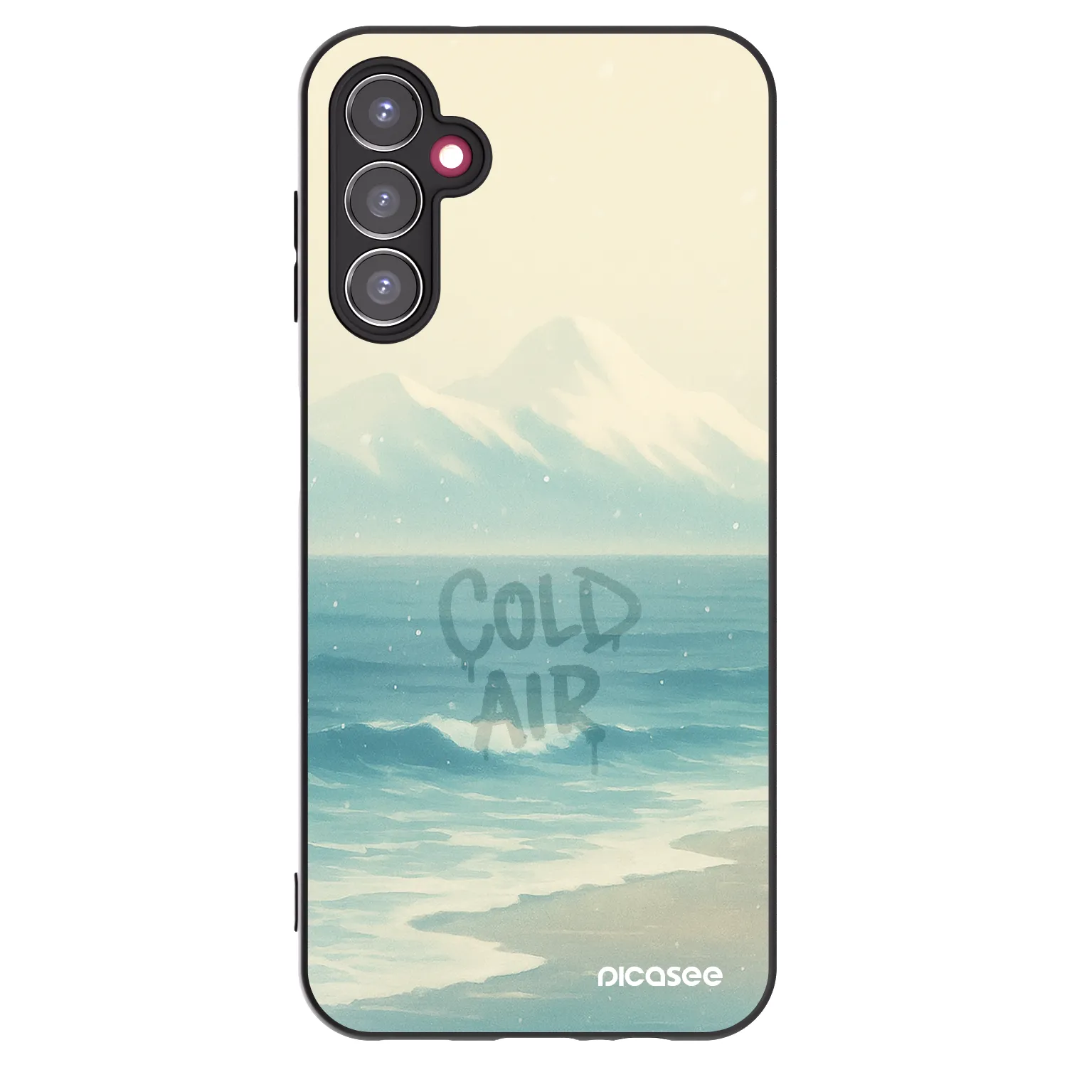 Picasee silikonový černý obal pro Samsung Galaxy A14 4G A145R - COLD AIR