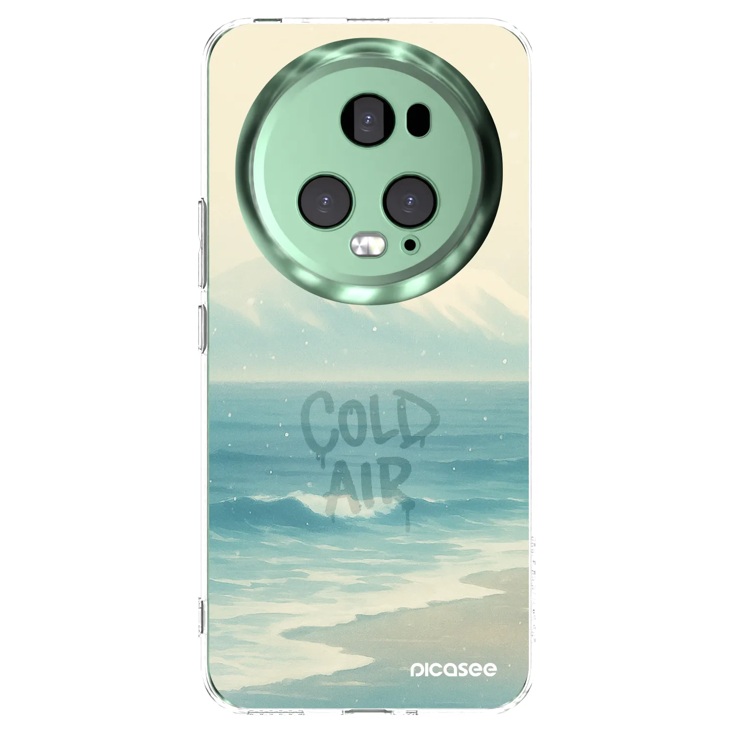 Picasee silikonový průhledný obal pro Honor Magic5 Pro - COLD AIR