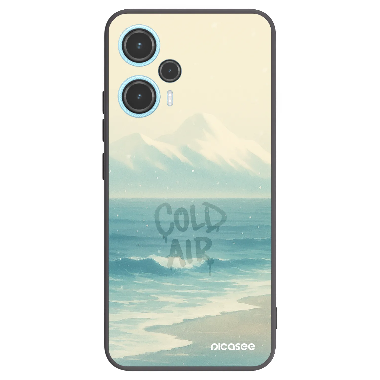 Picasee silikonový černý obal pro Xiaomi Poco F5 - COLD AIR