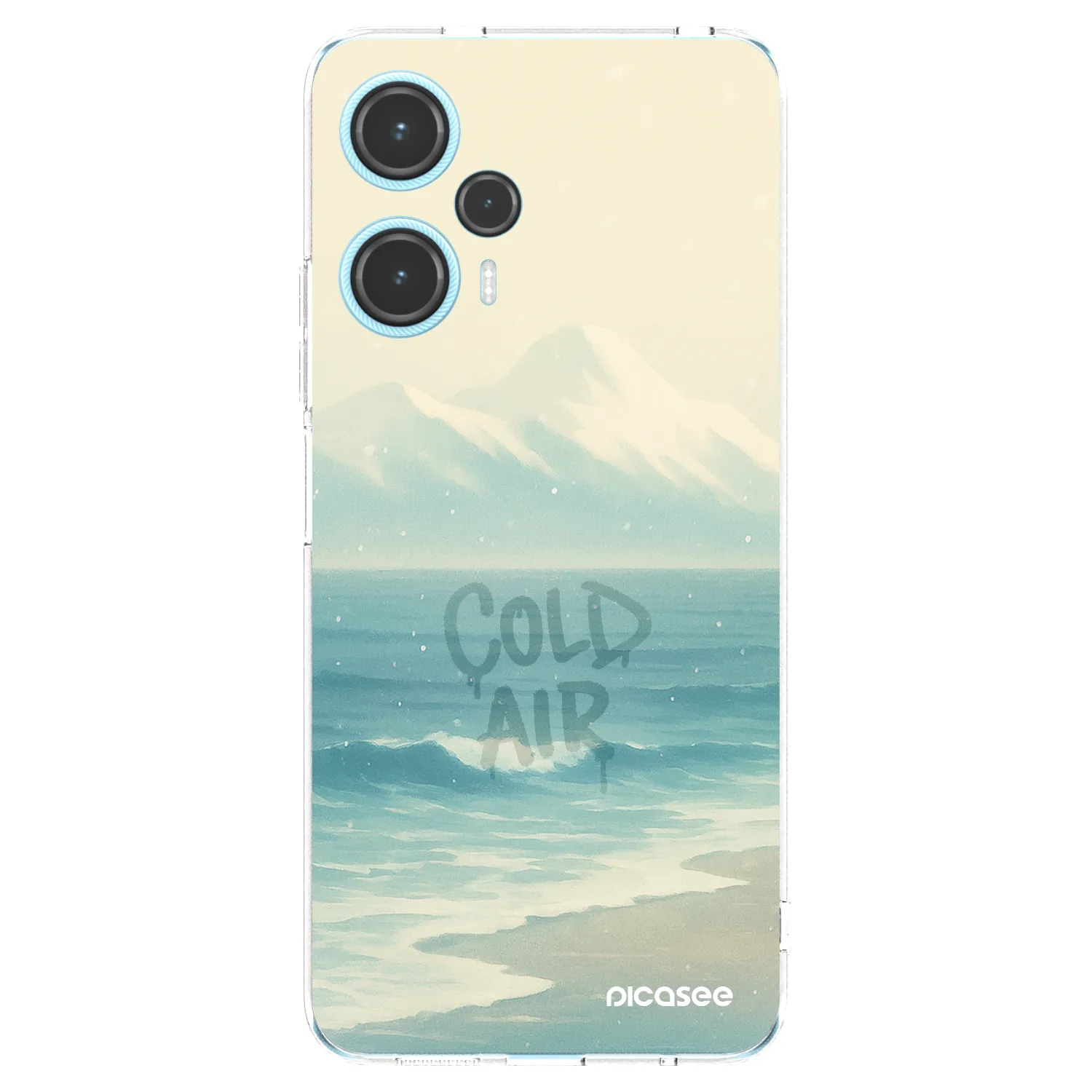 Picasee silikonový průhledný obal pro Xiaomi Poco F5 - COLD AIR