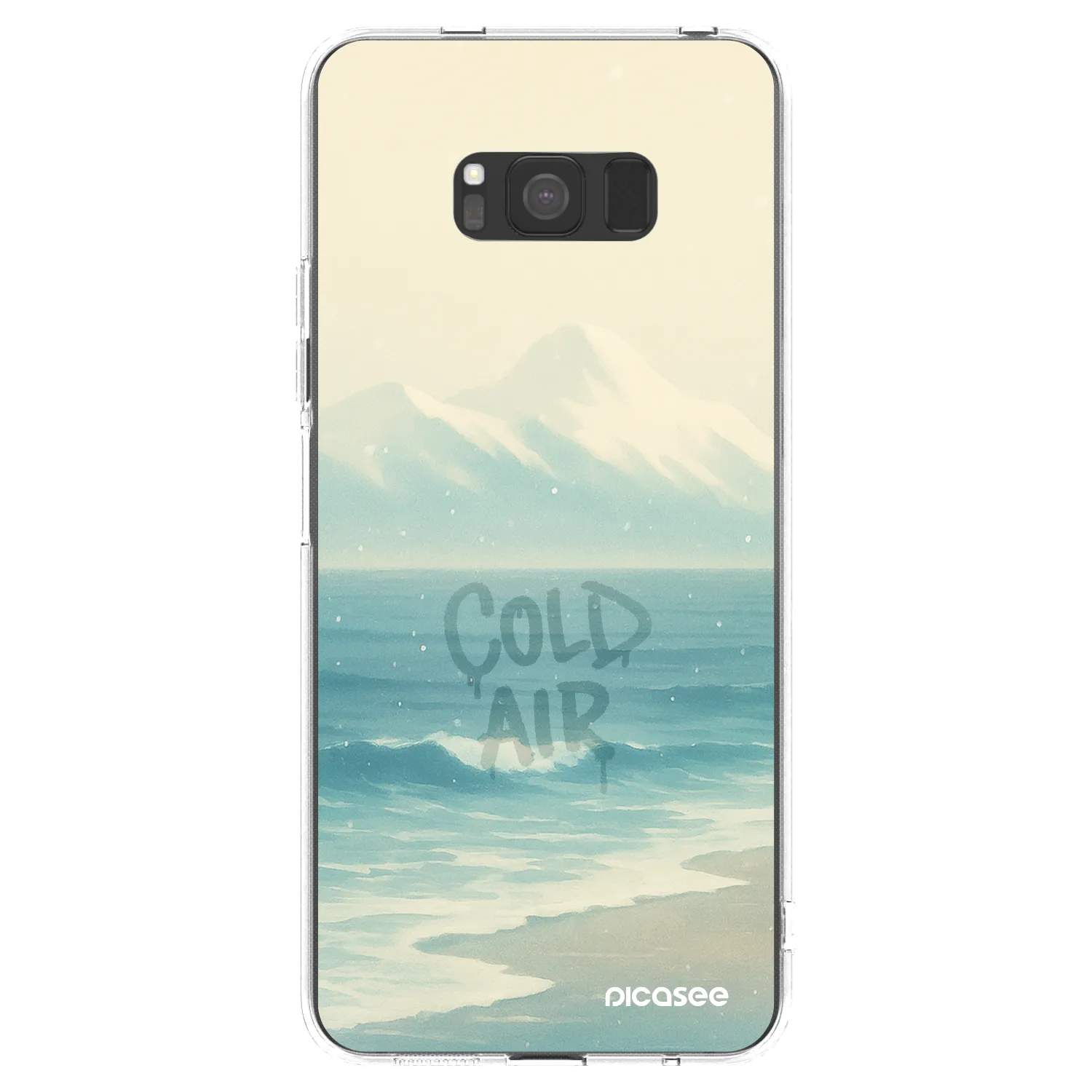 Picasee silikonový průhledný obal pro Samsung Galaxy S8 G950F - COLD AIR