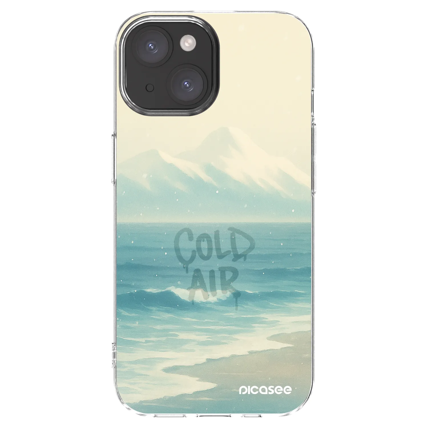 Picasee silikonový průhledný obal pro Apple iPhone 15 - COLD AIR