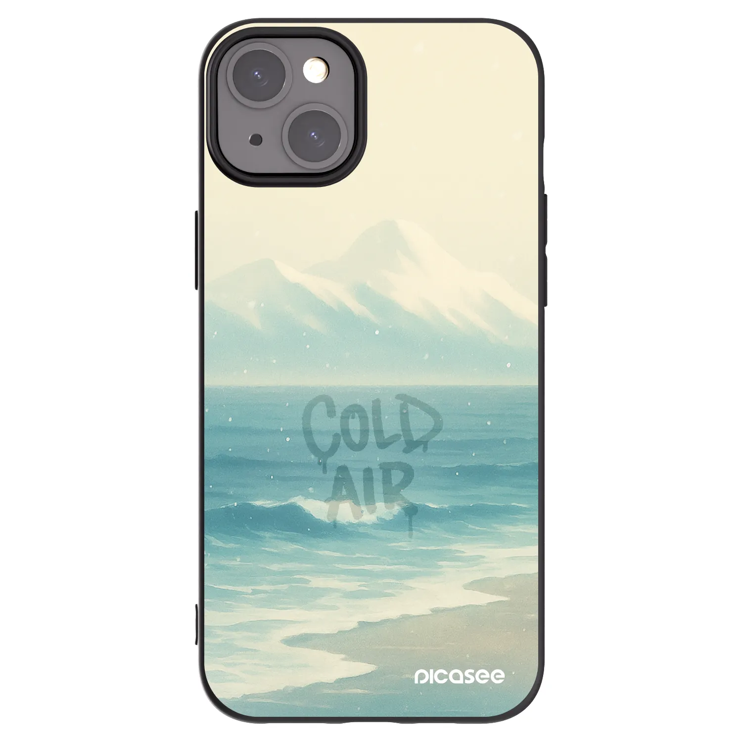 Picasee silikonový černý obal pro Apple iPhone 15 Plus - COLD AIR