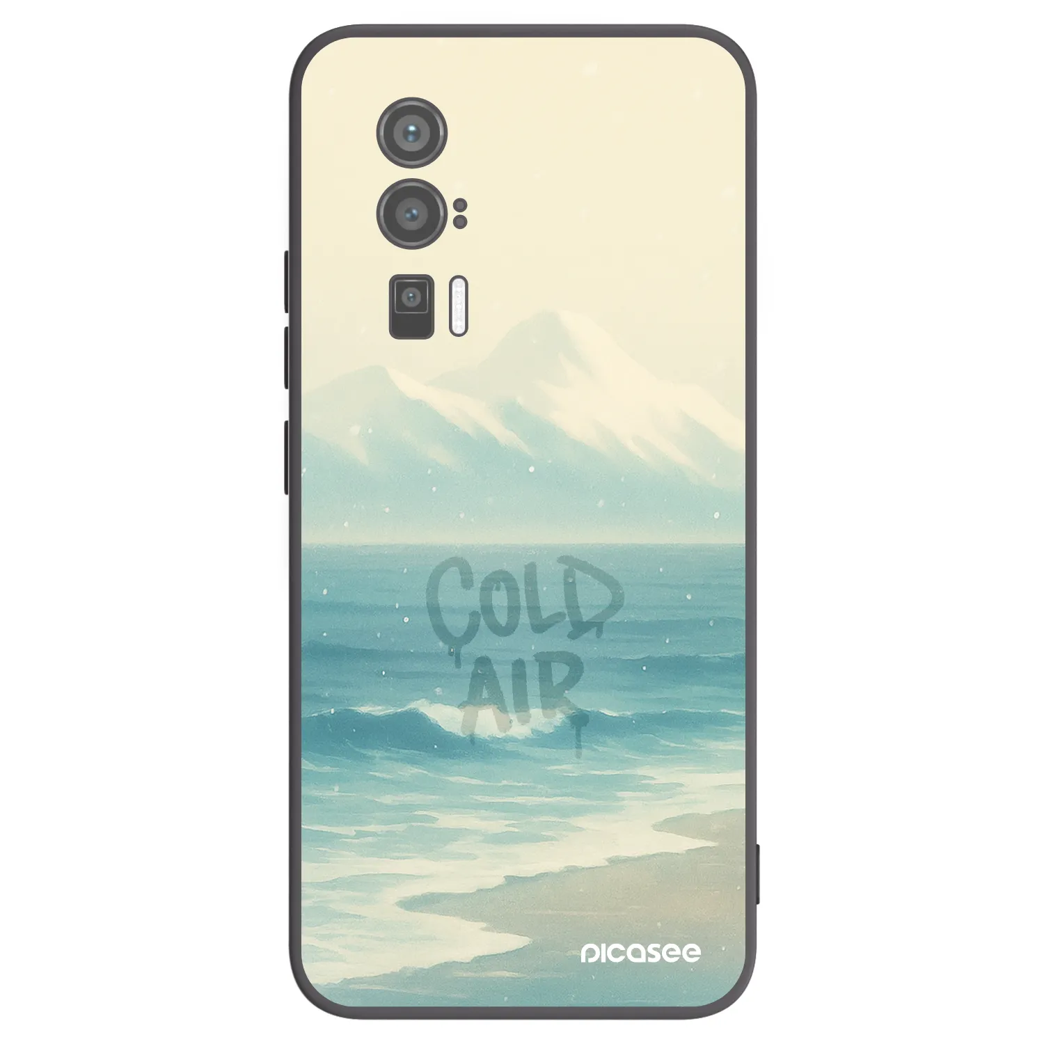 Picasee silikonový černý obal pro Xiaomi Poco F5 Pro 5G - COLD AIR