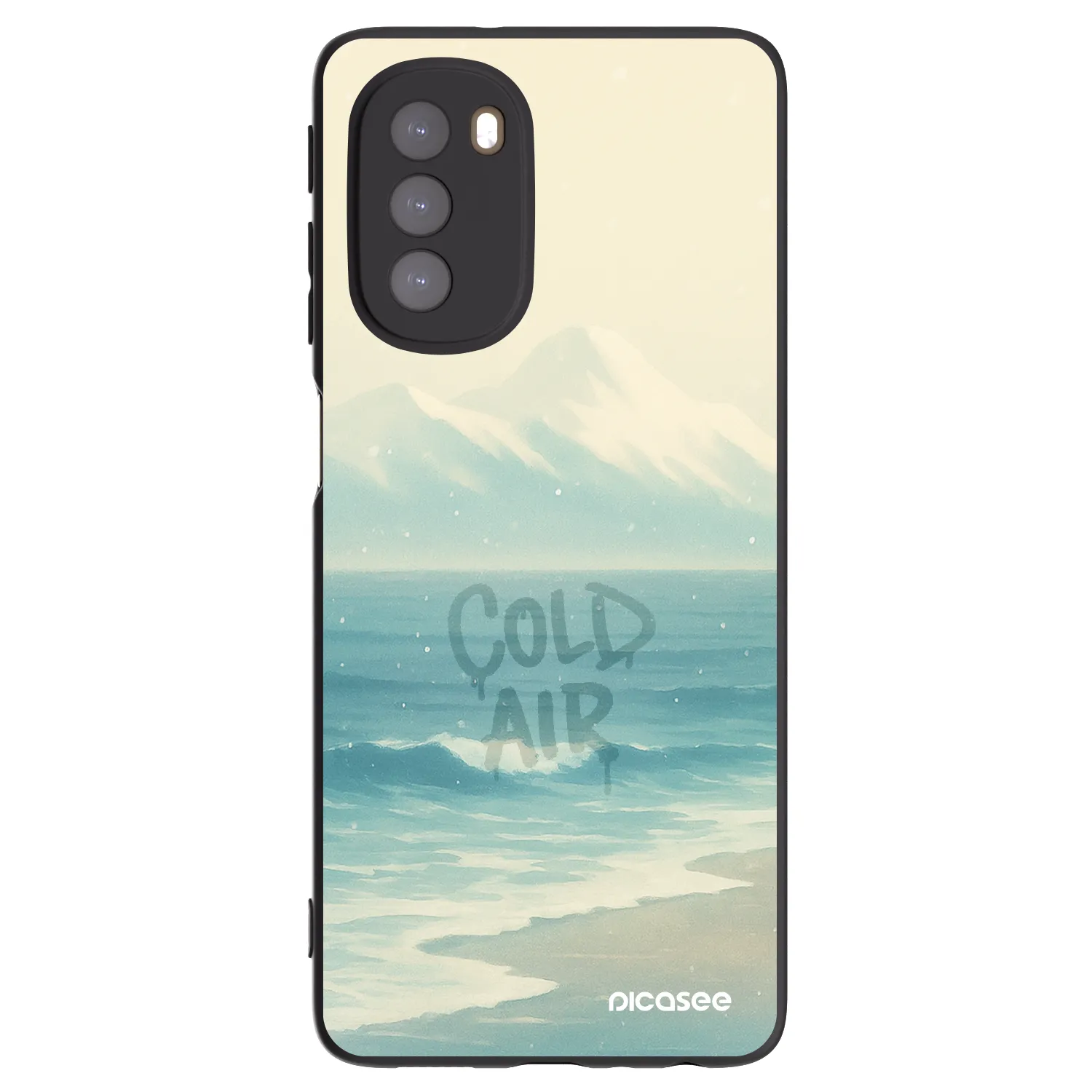 Picasee silikonový černý obal pro Motorola Moto G51 - COLD AIR