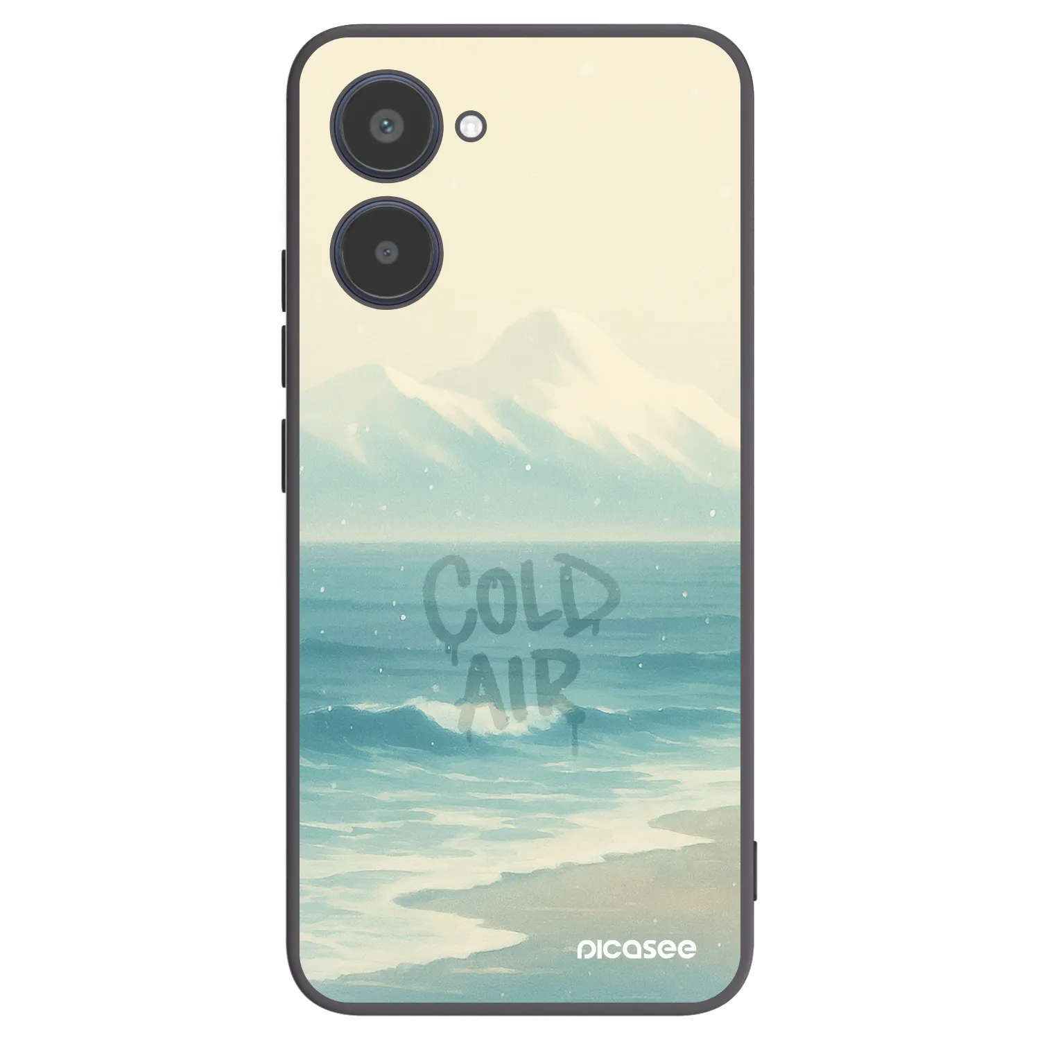 Picasee silikonový černý obal pro Realme 10 4G - COLD AIR