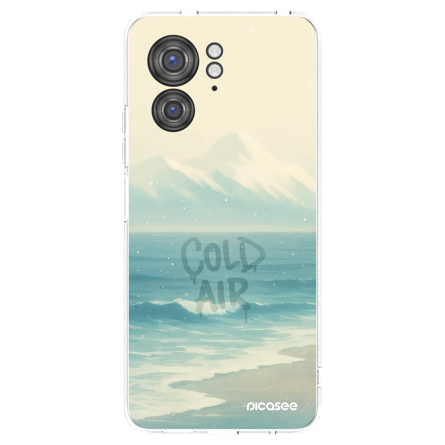 Picasee silikonový průhledný obal pro Motorola Edge 40 - COLD AIR
