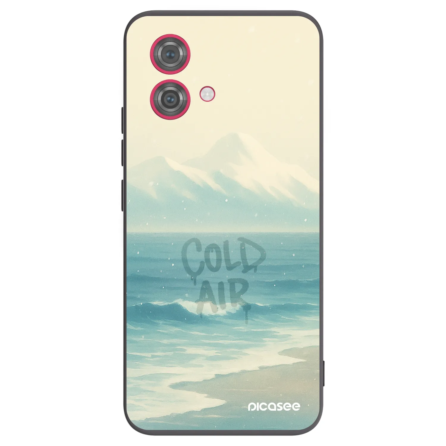 Picasee silikonový černý obal pro Motorola Moto G84 5G - COLD AIR