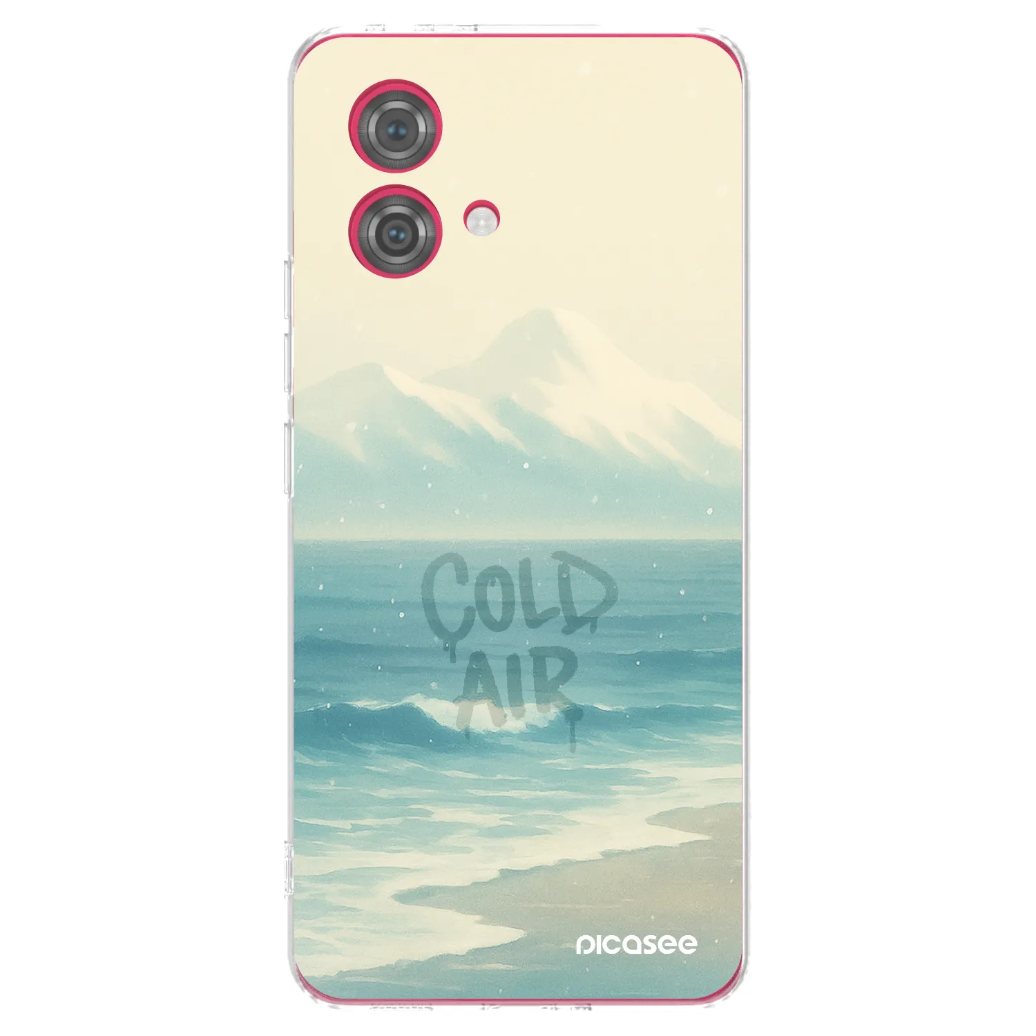 Picasee silikonový průhledný obal pro Motorola Moto G84 5G - COLD AIR