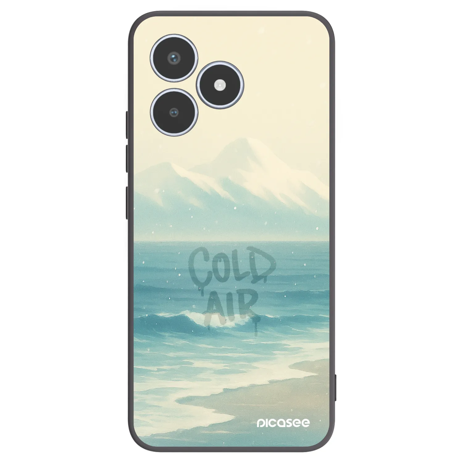 Picasee silikonový černý obal pro Realme C53 - COLD AIR