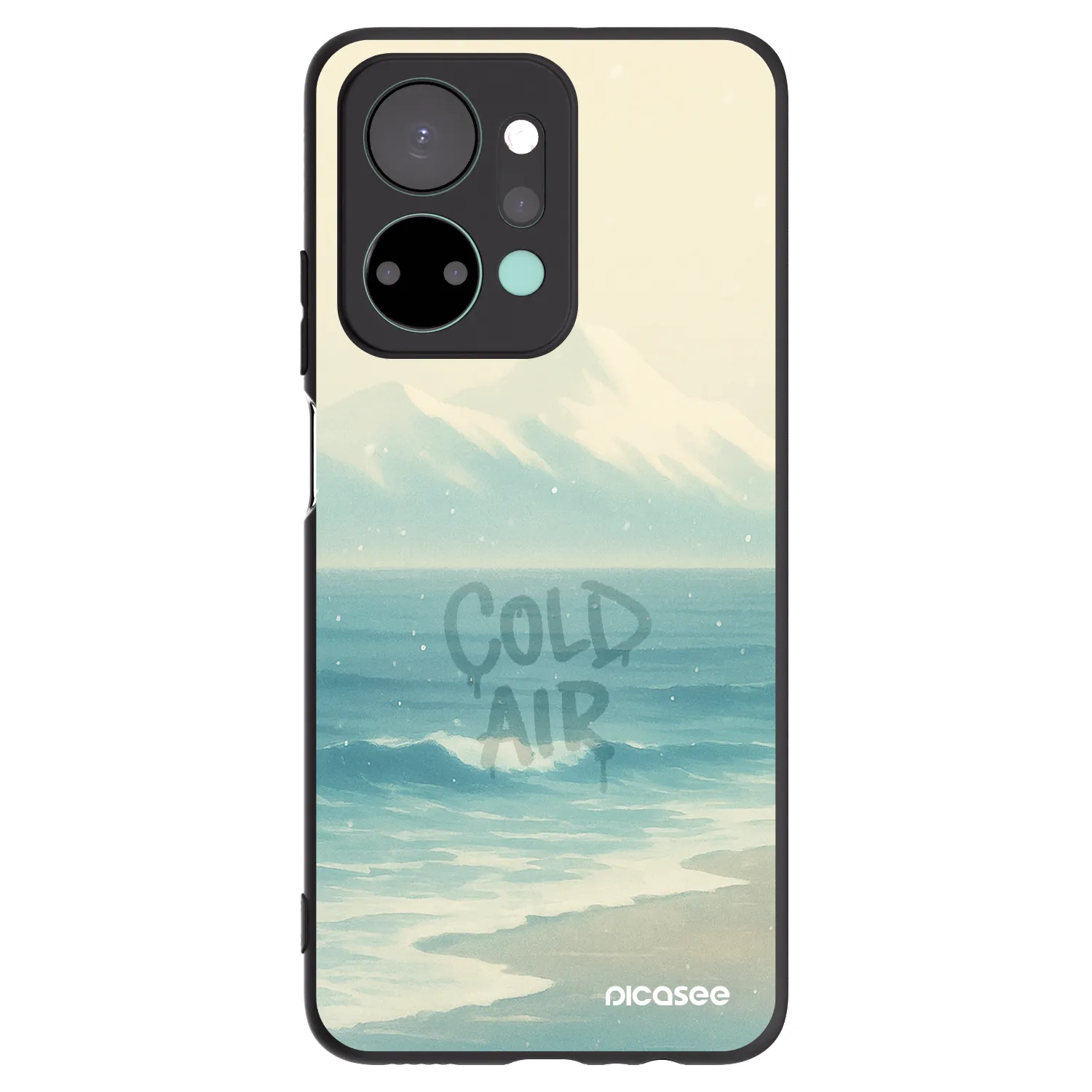 Picasee silikonový černý obal pro Honor X7a - COLD AIR