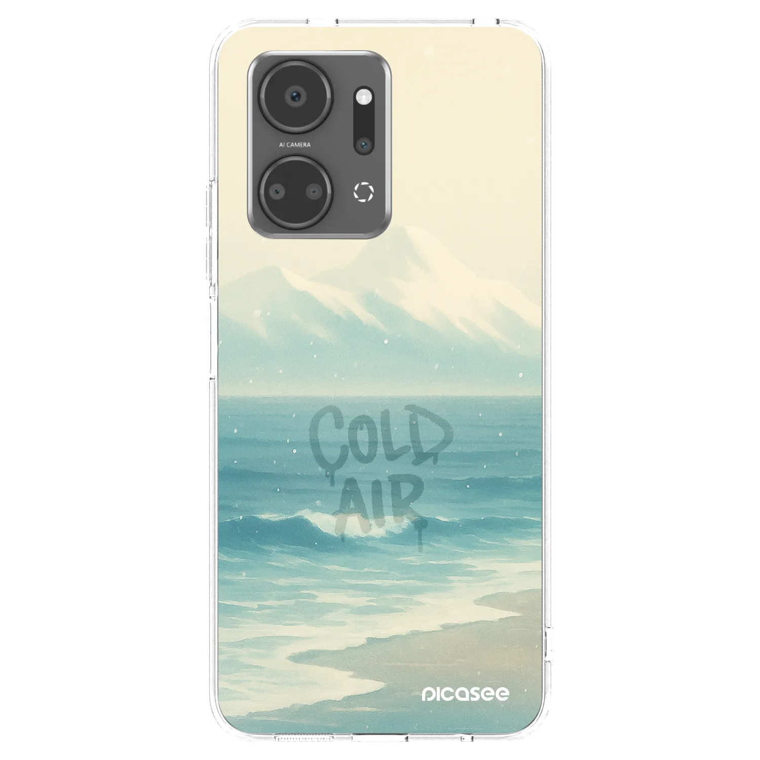 Picasee silikonový průhledný obal pro Honor X7a - COLD AIR