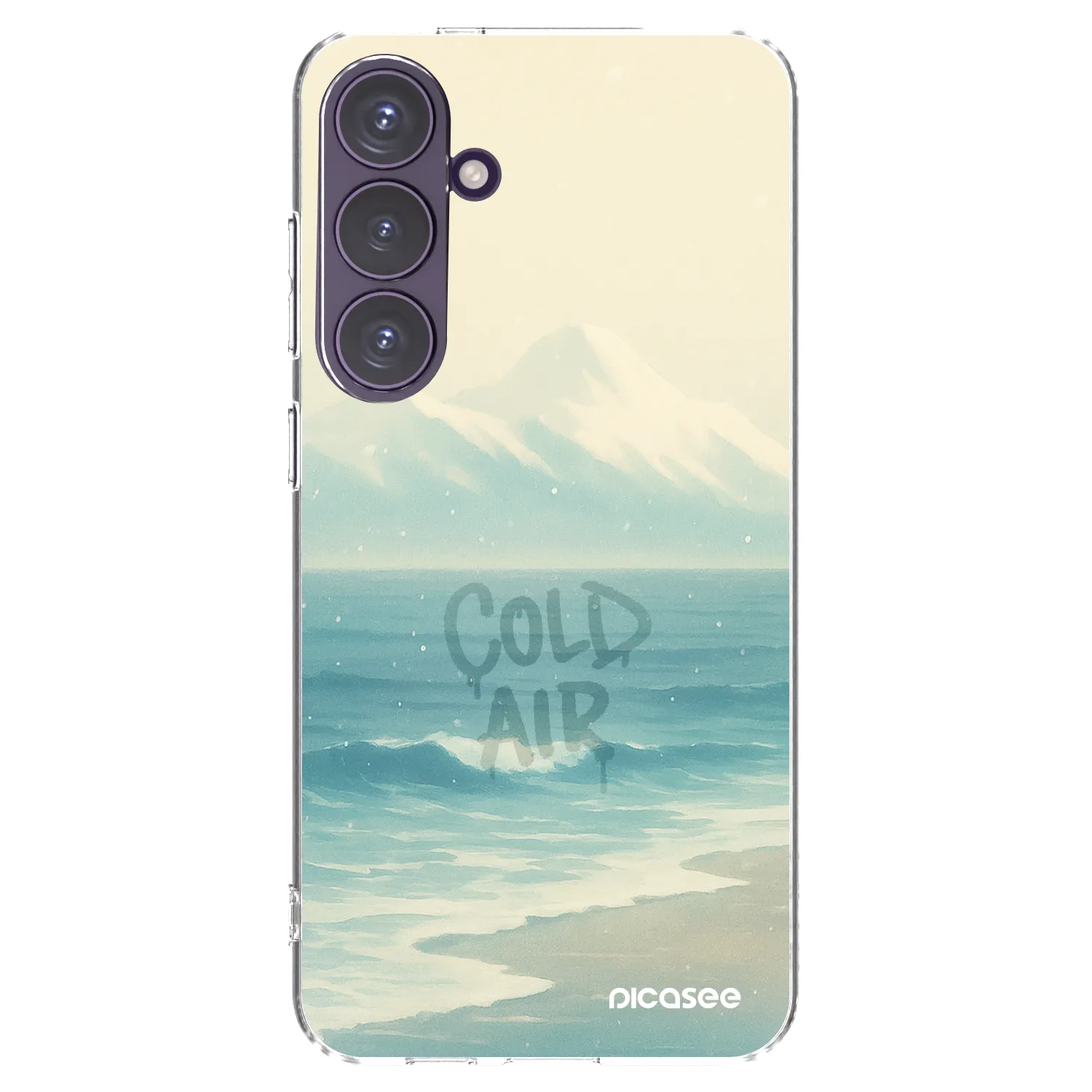 Picasee silikonový průhledný obal pro Samsung Galaxy S24+ S926B 5G - COLD AIR