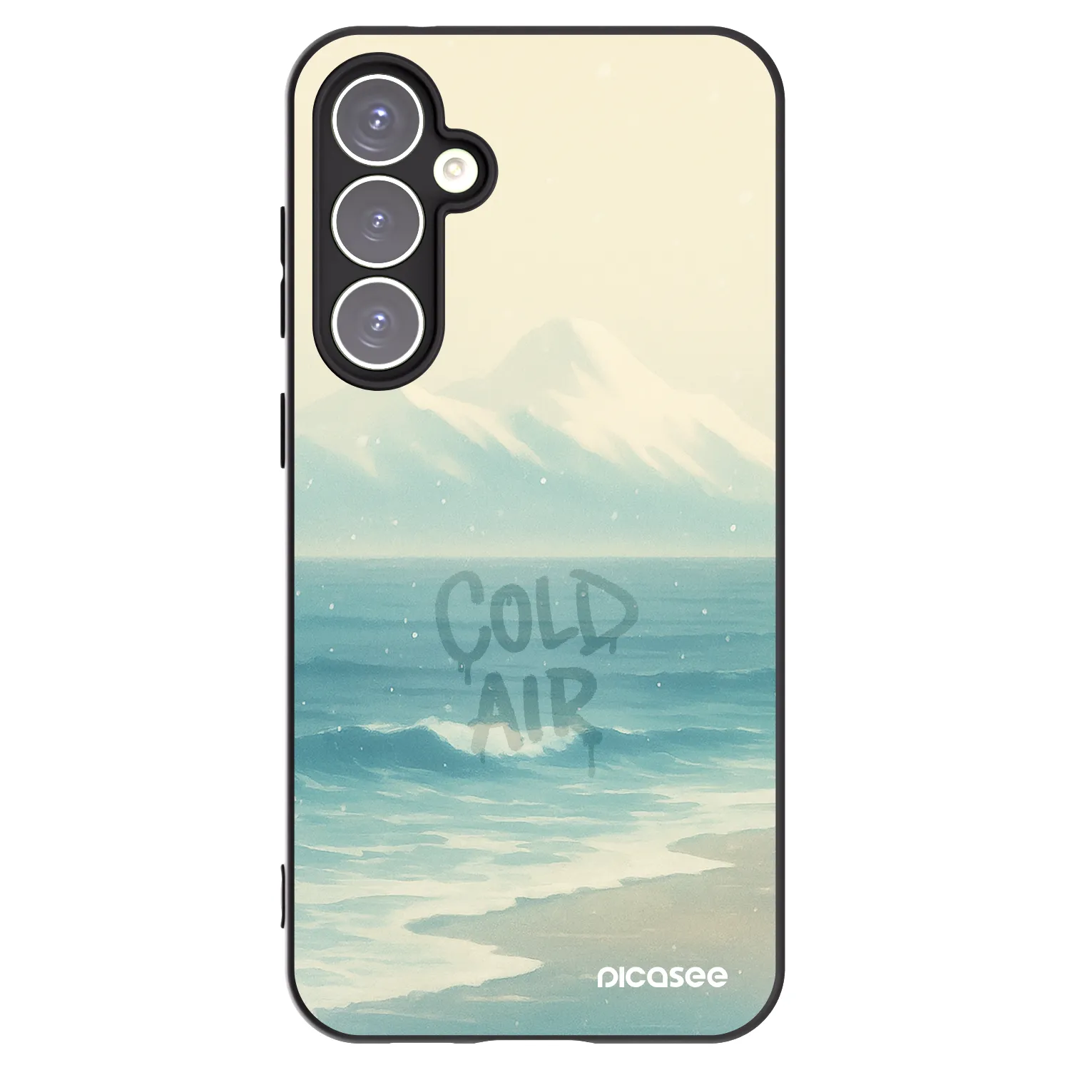 Picasee silikonový černý obal pro Samsung Galaxy S23 FE S711B - COLD AIR