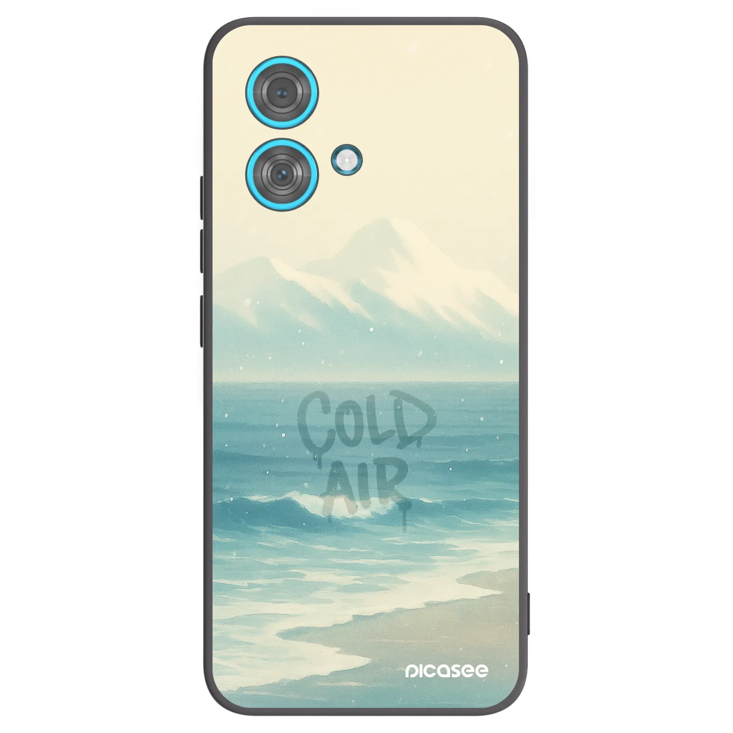 Picasee silikonový černý obal pro Motorola Edge 40 Neo - COLD AIR