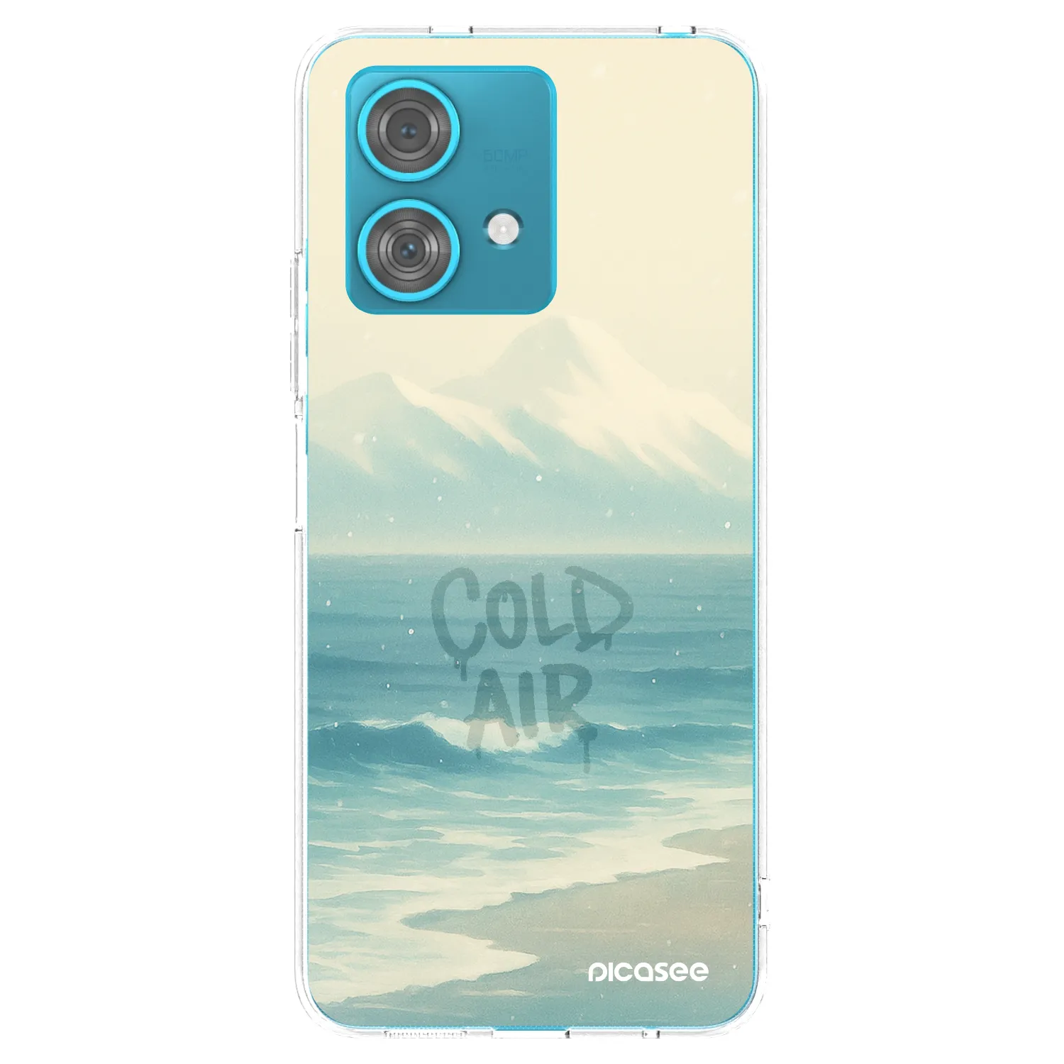 Picasee silikonový průhledný obal pro Motorola Edge 40 Neo - COLD AIR